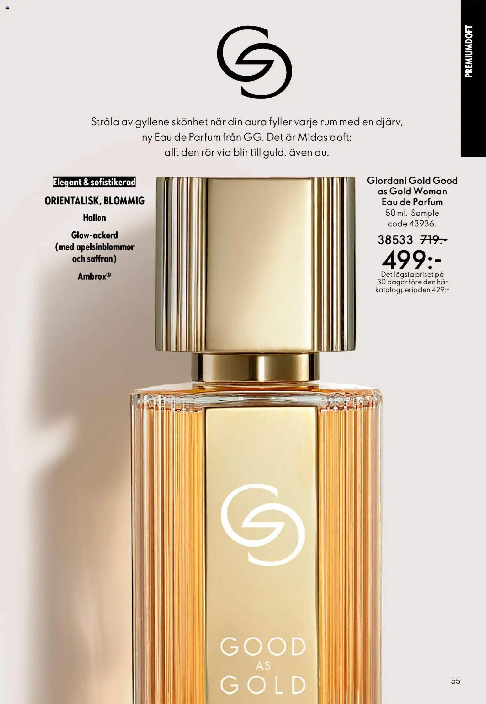 Oriflame reklamblad aktuell från 19.11.2025 | Sida: 55 | Produkter: Saffran, Hallon