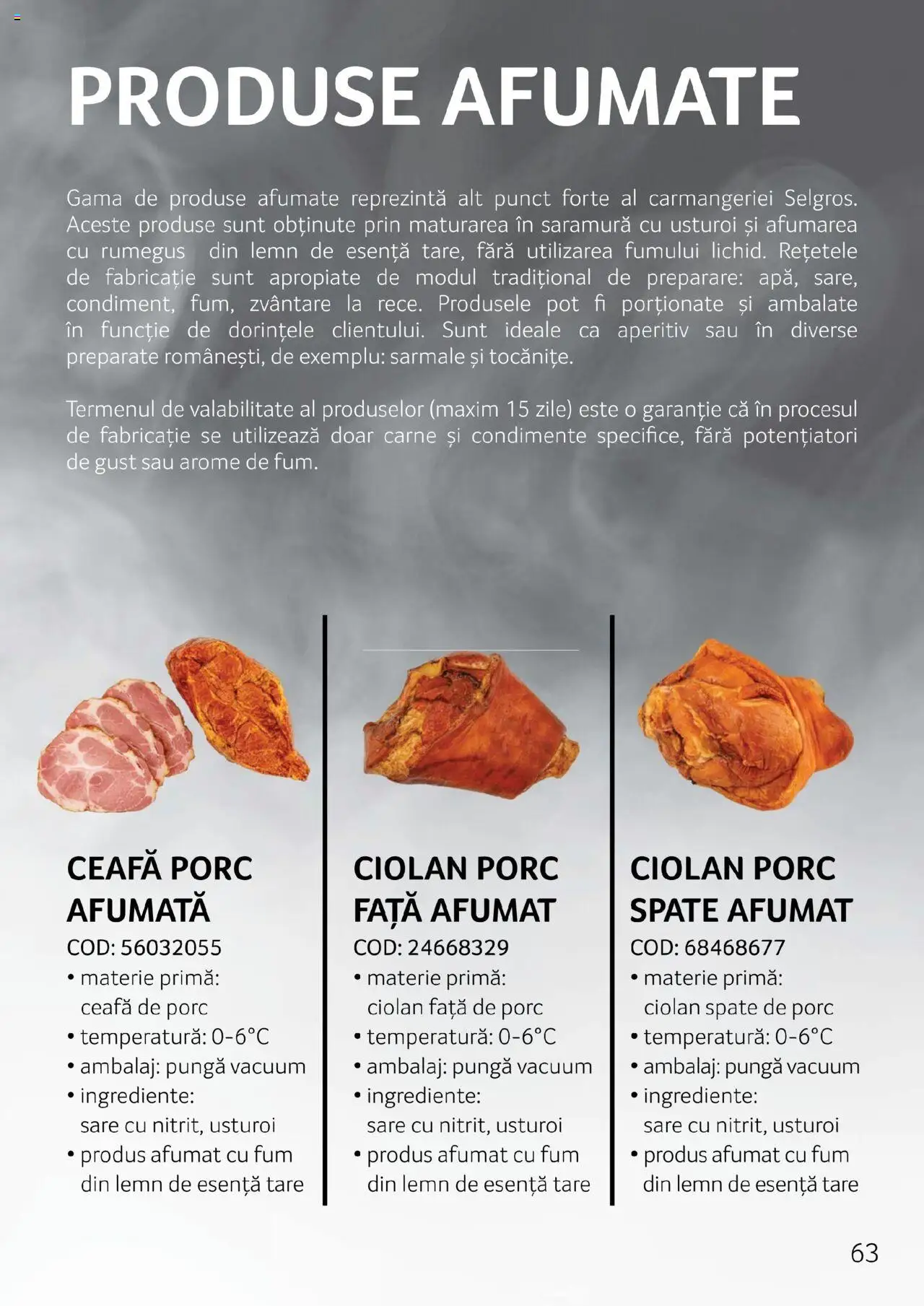 Catalog Selgros - Carne – valabil de la 27.04.2023 | Pagină: 63 | Produse: Pungă, Keçeli kalem, Carne De Porc, Condimente