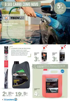 Pré-visualização E.Leclerc folheto da Nossa Marca válido de 01.04.2026 | Página: 4 | Produtos: Cera, Limpa vidros, Óleo