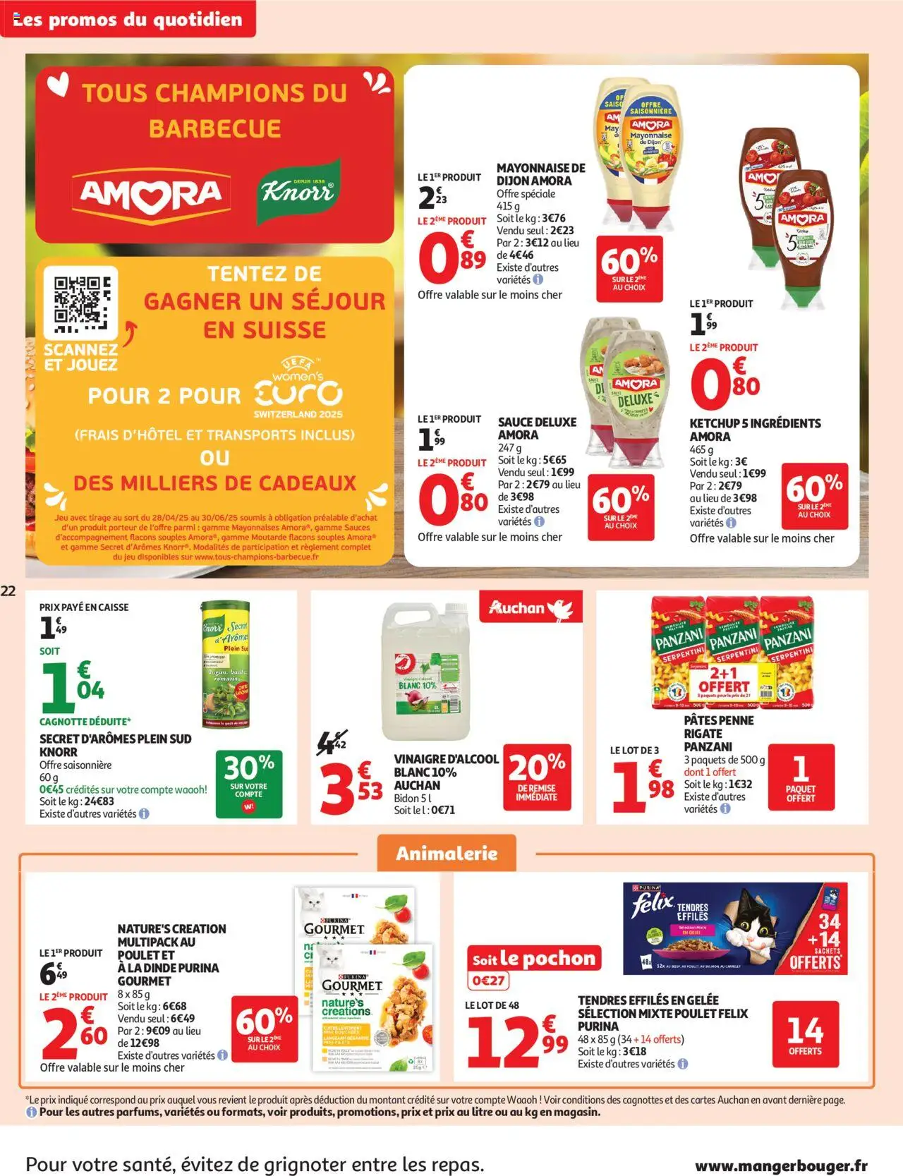  | Page: 22 | Produits: Mayonnaise, Vinaigre, Ketchup, Gelée