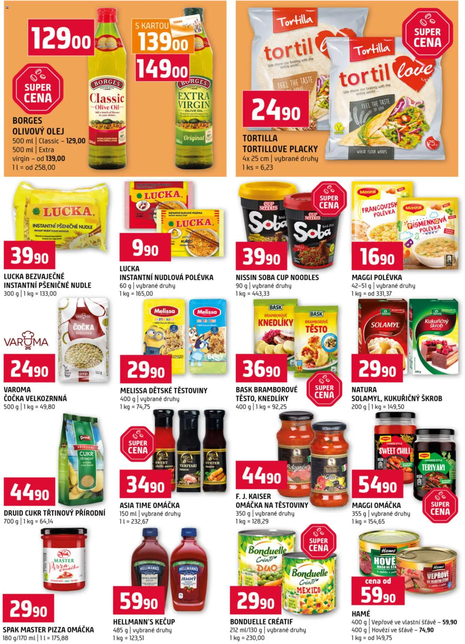 Terno leták - Prachatice od 28.01.2026 | Strana: 10 | Produkty: Kečup, Cukr, Kukuřičný škrob, Hellmann's kečup