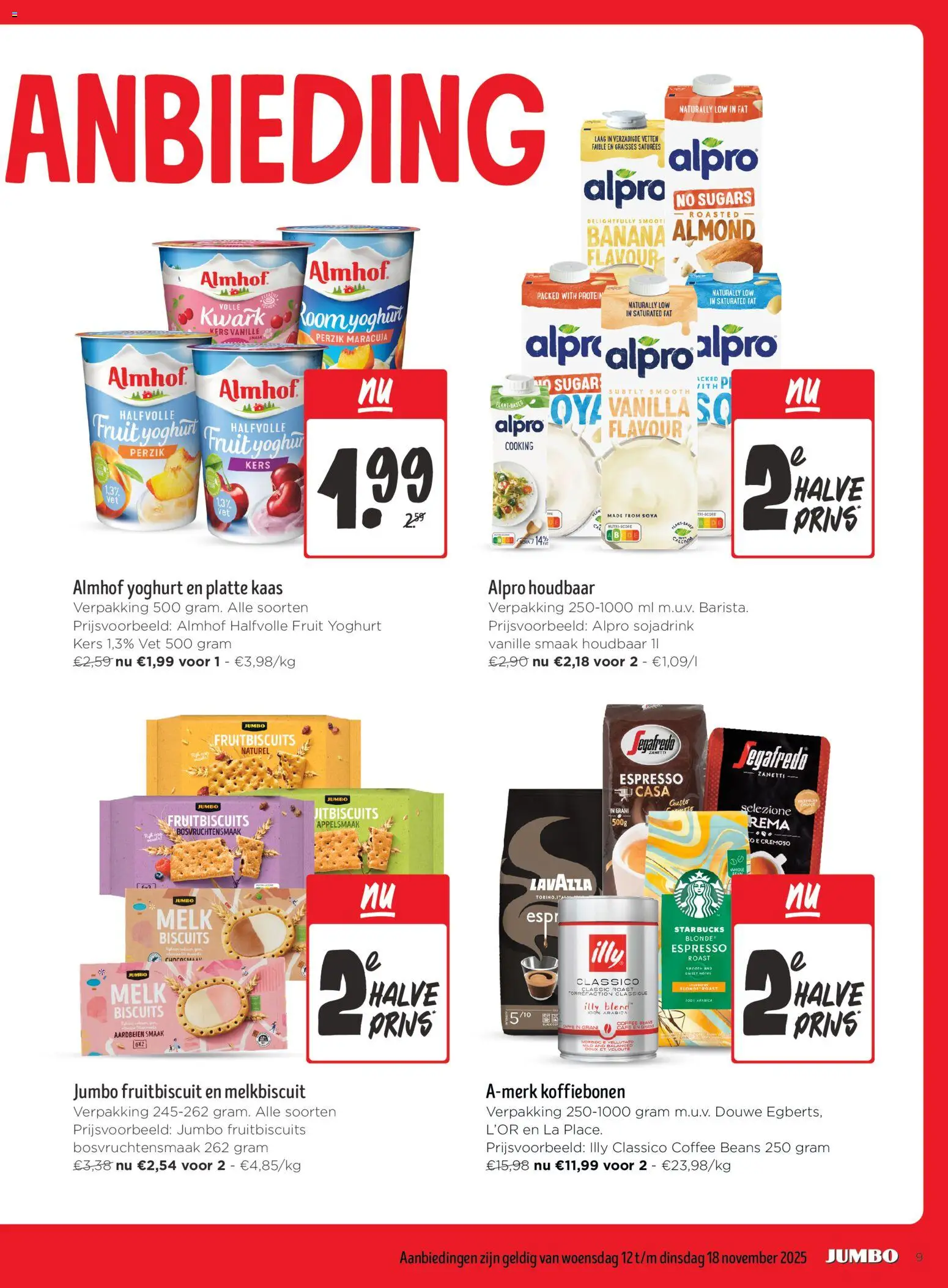 {H1} | Pagina: 9 | Producten: Room, Kwark, Fruit, Yoghurt