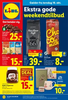 Lidl - Weekend tilbud gyldig fra 16.10.2025