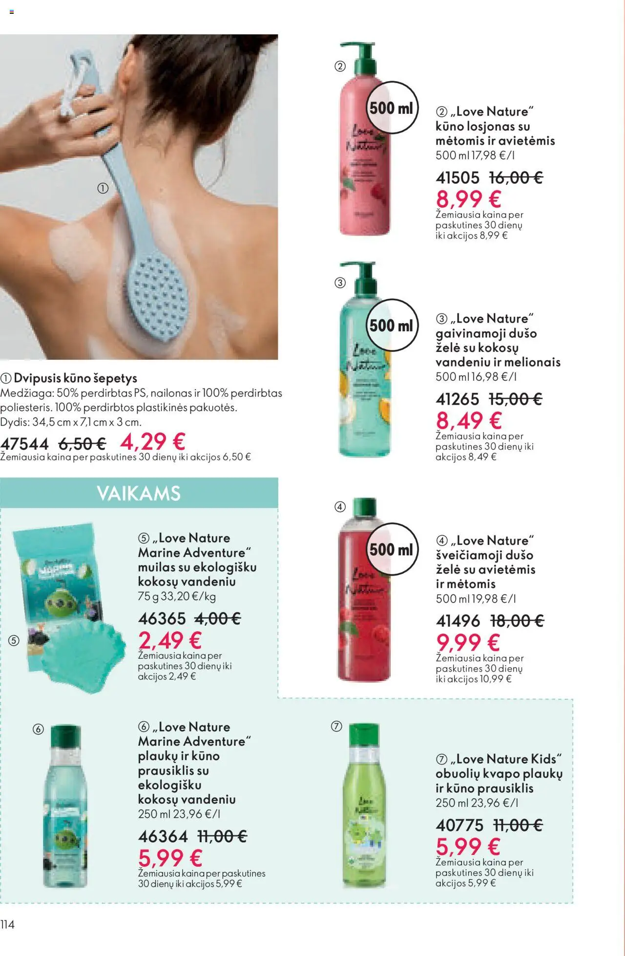 Oriflame akcijos nuo 29.10.2025 | Puslapis: 114 | Prekių: Muilas, Dušo želė, Prausiklis