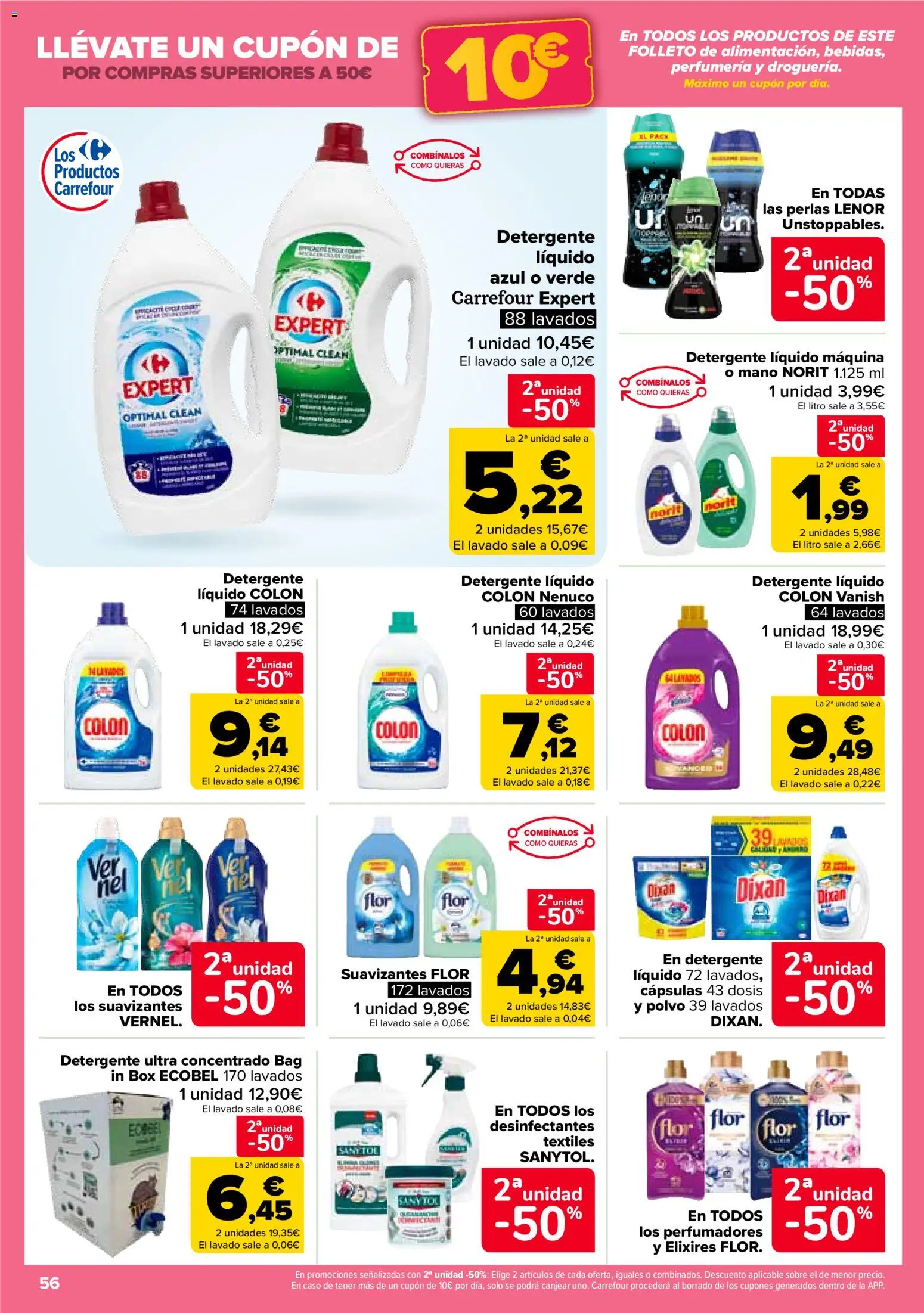 Carrefour folleto │ válido desde el 14.11.2025 | Página: 58 | Productos: Polvo, Detergente, Detergente líquido