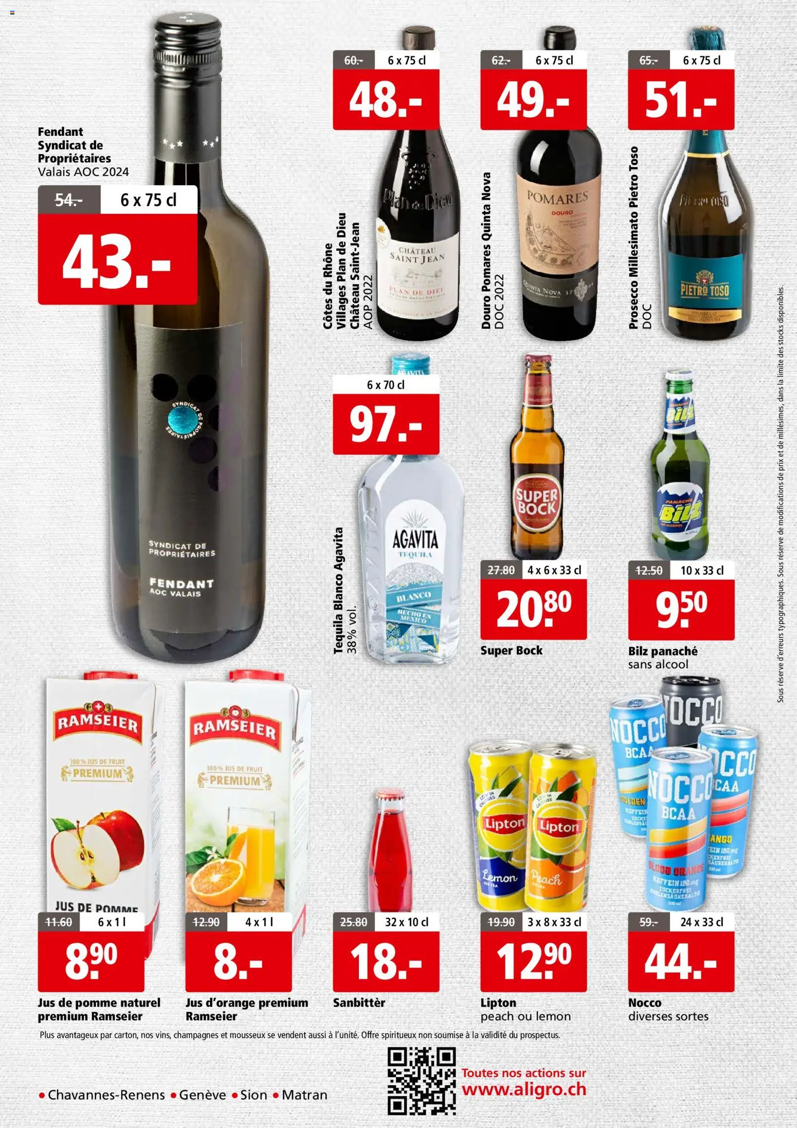 Aligro Aktionen Business Chavannes, Matran, Genève, Sion – gültig ab 05.01.2026 | Seite: 4