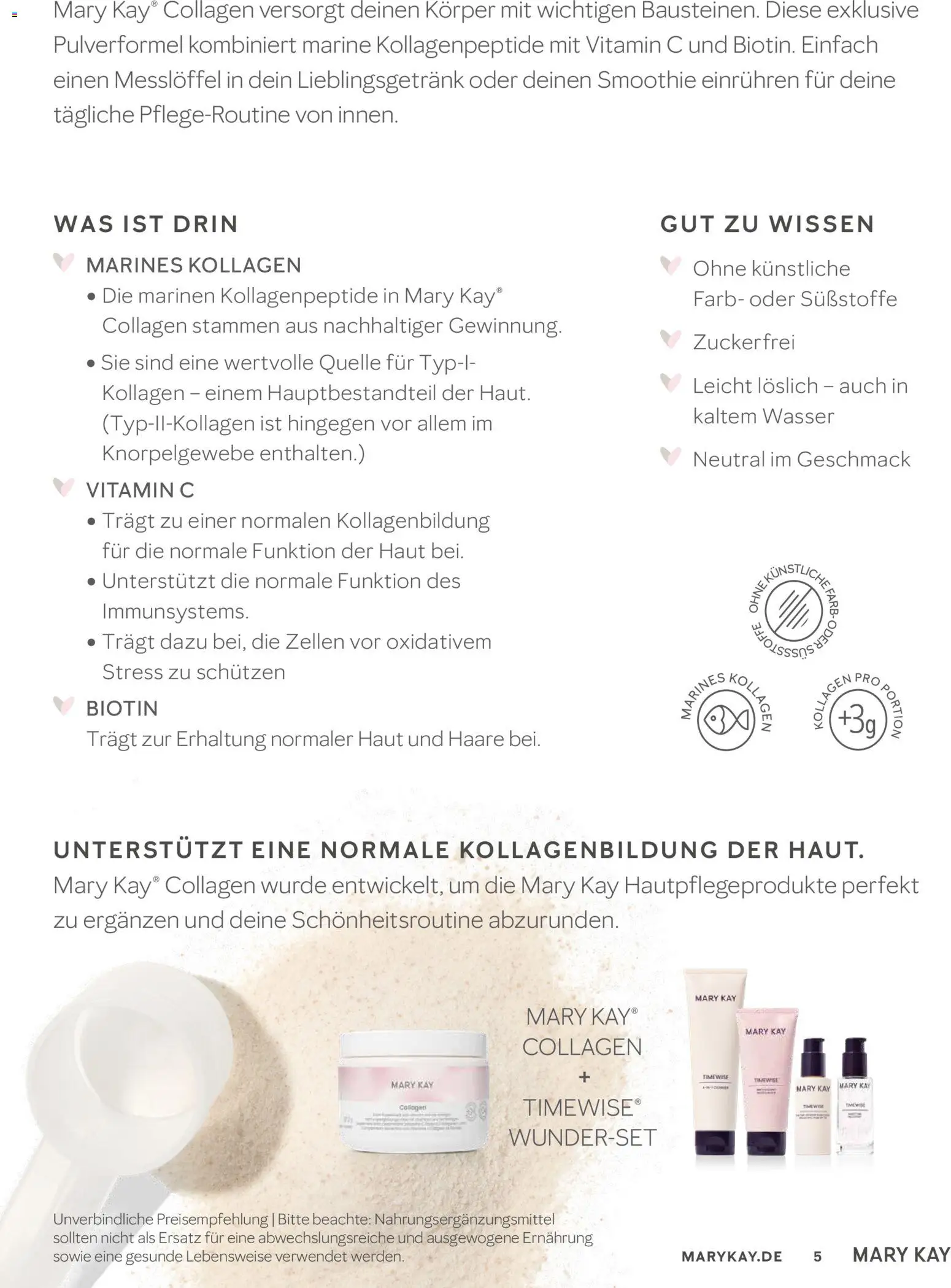 Mary Kay Katalog – gültig ab 15.04.2026 | Seite: 5 | Produkte: Wasser
