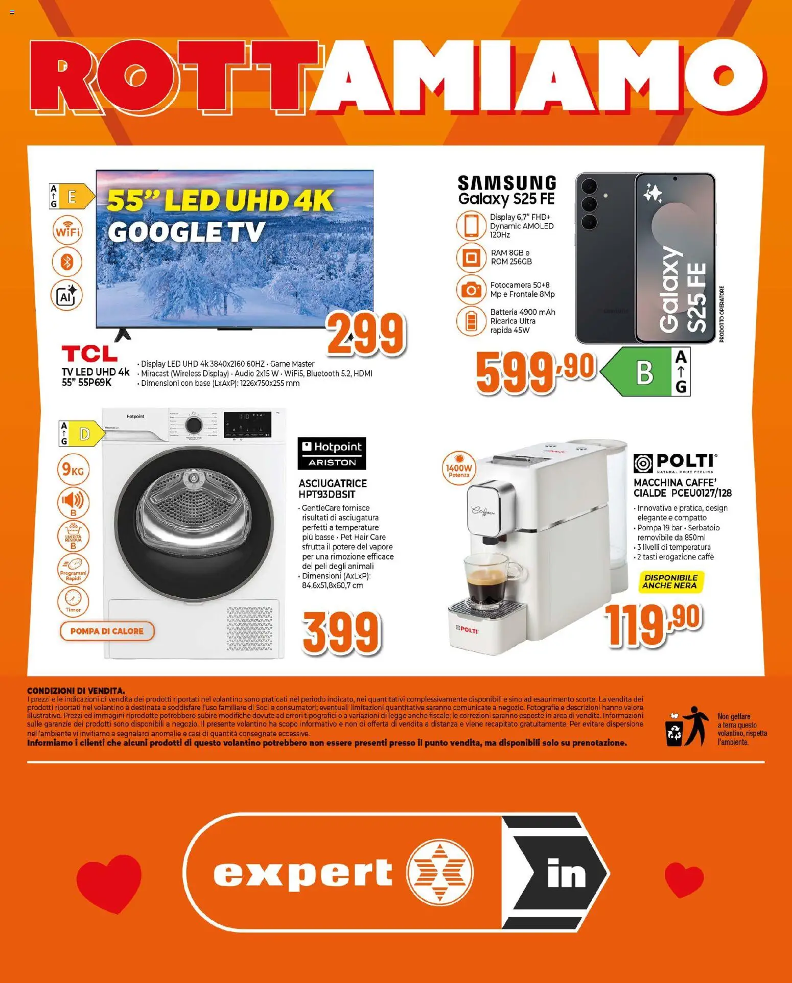 Volantino Ipercoop del 12.02.2026 | Pagina: 8 | Prodotti: Caffè, TV, Fotocamera, Samsung