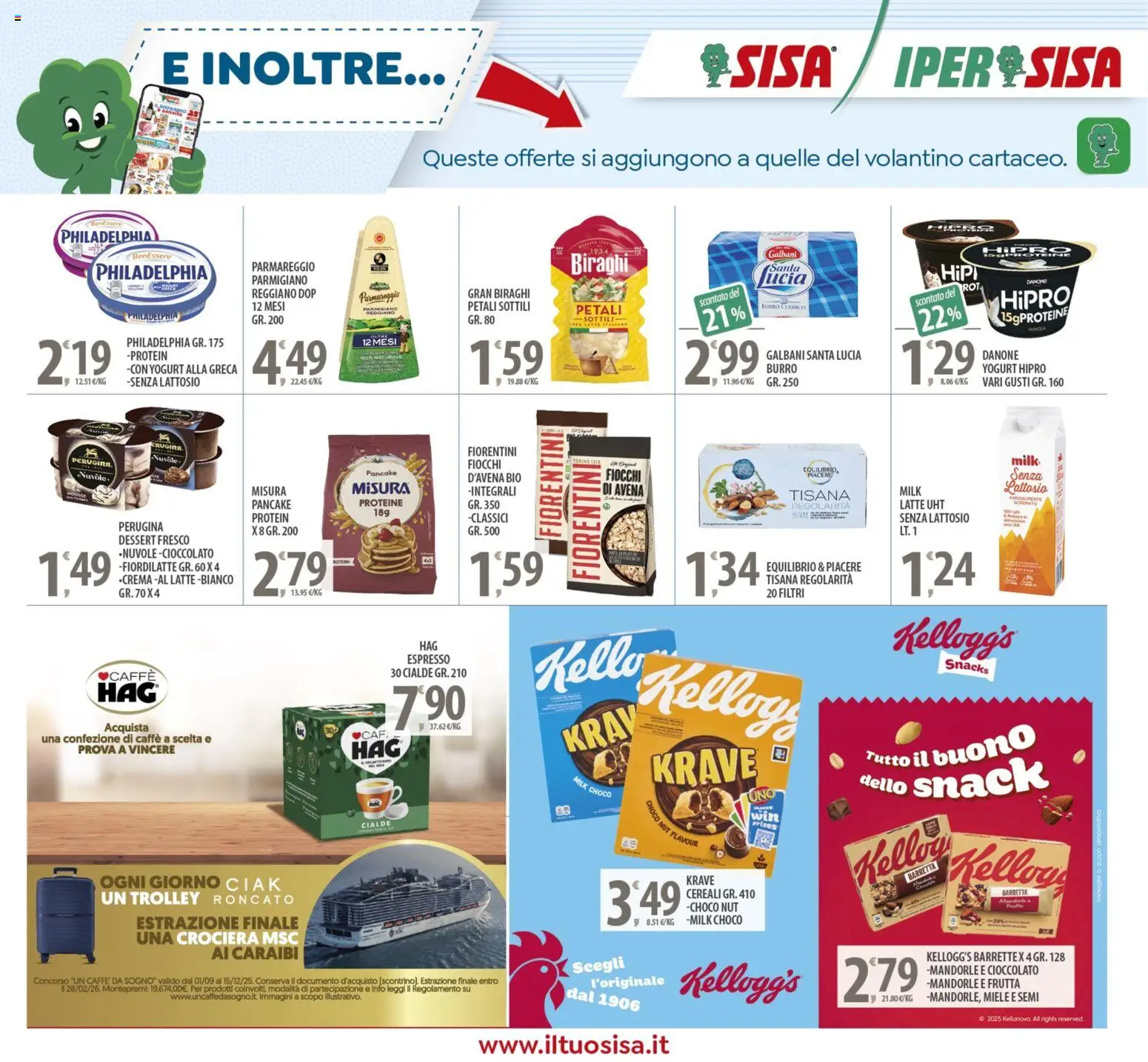 Volantino SISA del 14.11.2025 | Pagina: 17 | Prodotti: Yogurt, Caffè, Cioccolato, Miele