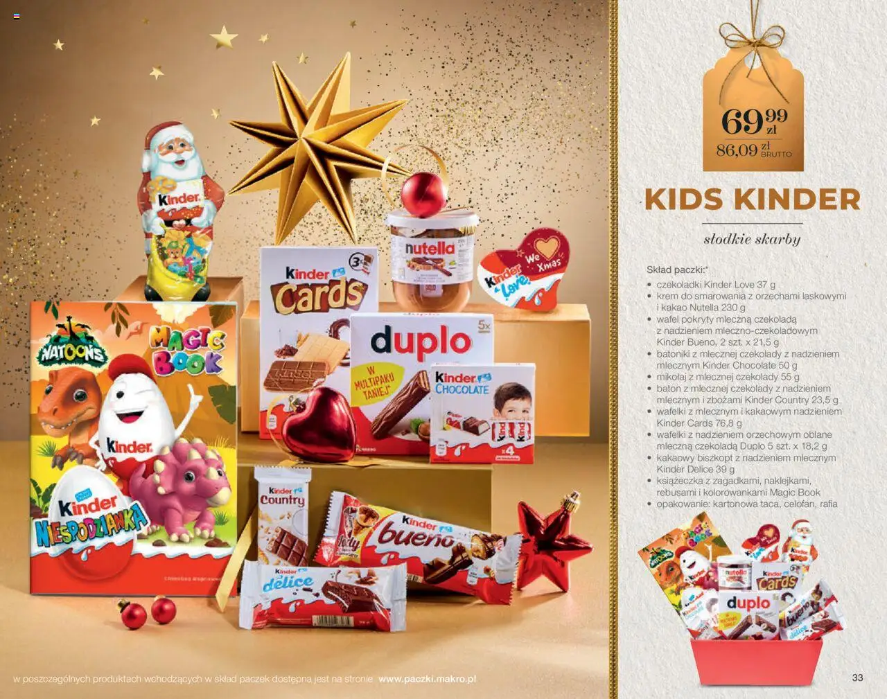 Makro Gazetka - Świat prezentów od 06.10.2025 | Strona: 33 | Produkty: Czekoladki, Wafelki, Krem, Kinder cards