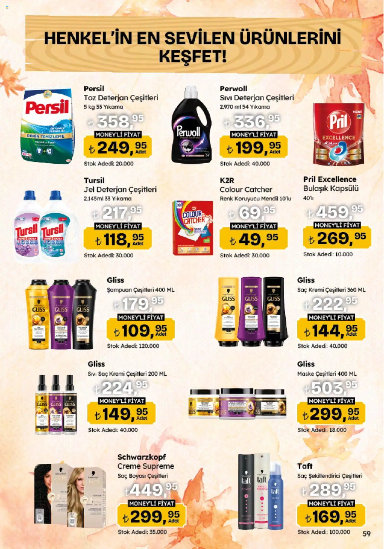 Migros Katalog - Migroskop - 09.10.2025 tarihinden itibaren geçerlidir | Sayfa: 59 | Ürünler: Mendil, Şampuan, Maske, Deterjan