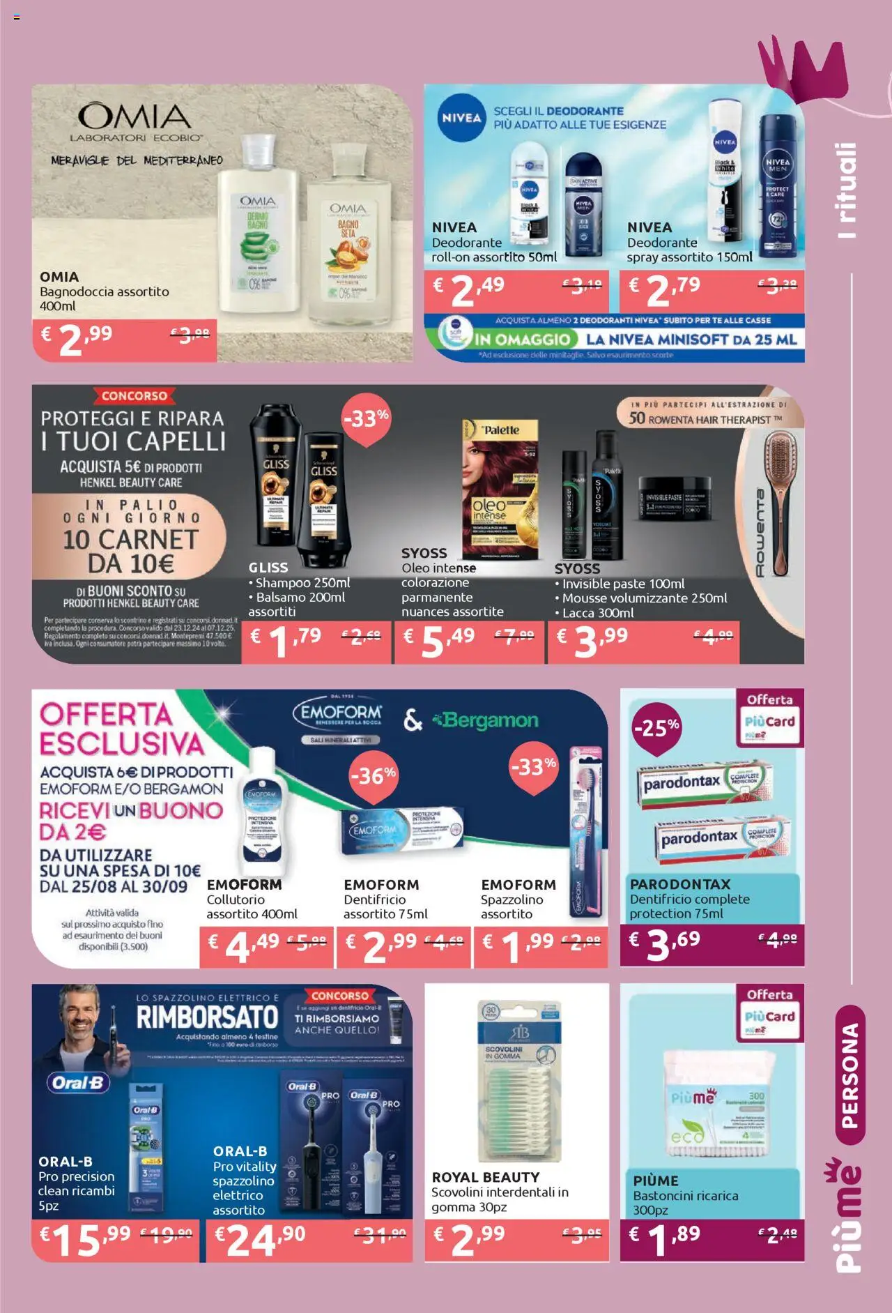 Volantino IperSoap del 25.08.2025 | Pagina: 13 | Prodotti: Shampoo, Balsamo, Collutorio, Tè