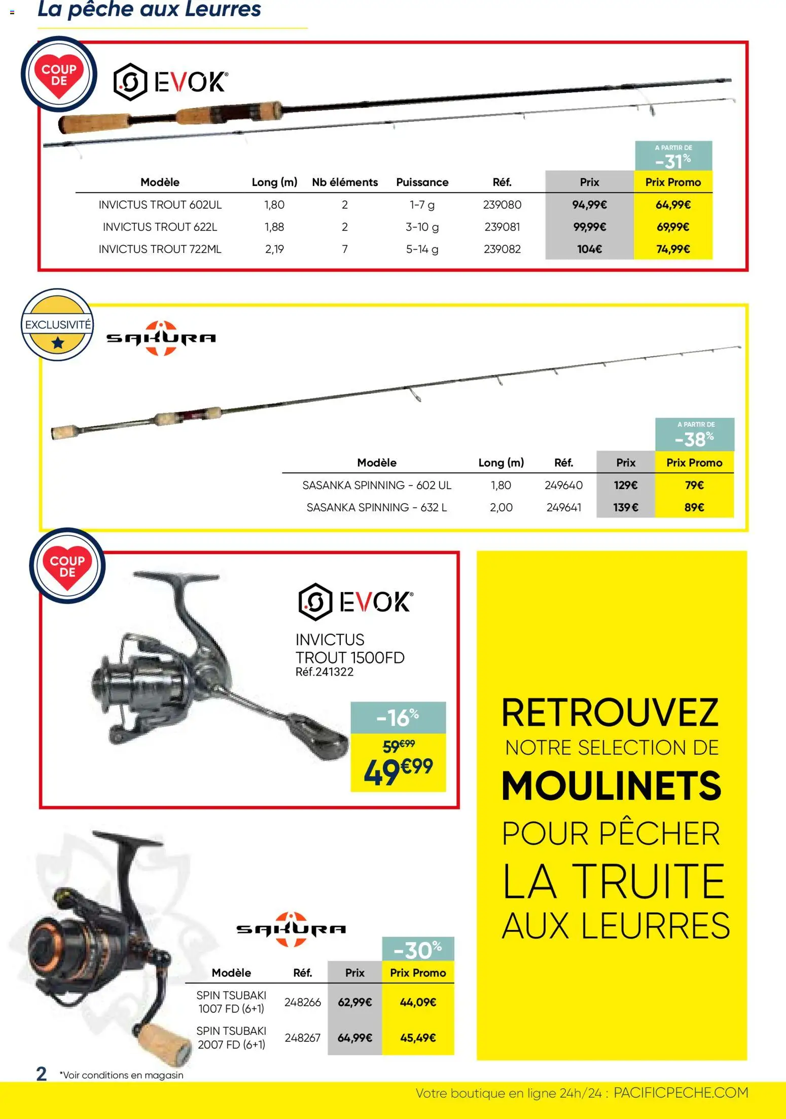 {H1} | Page: 2 | Produits: Pêche