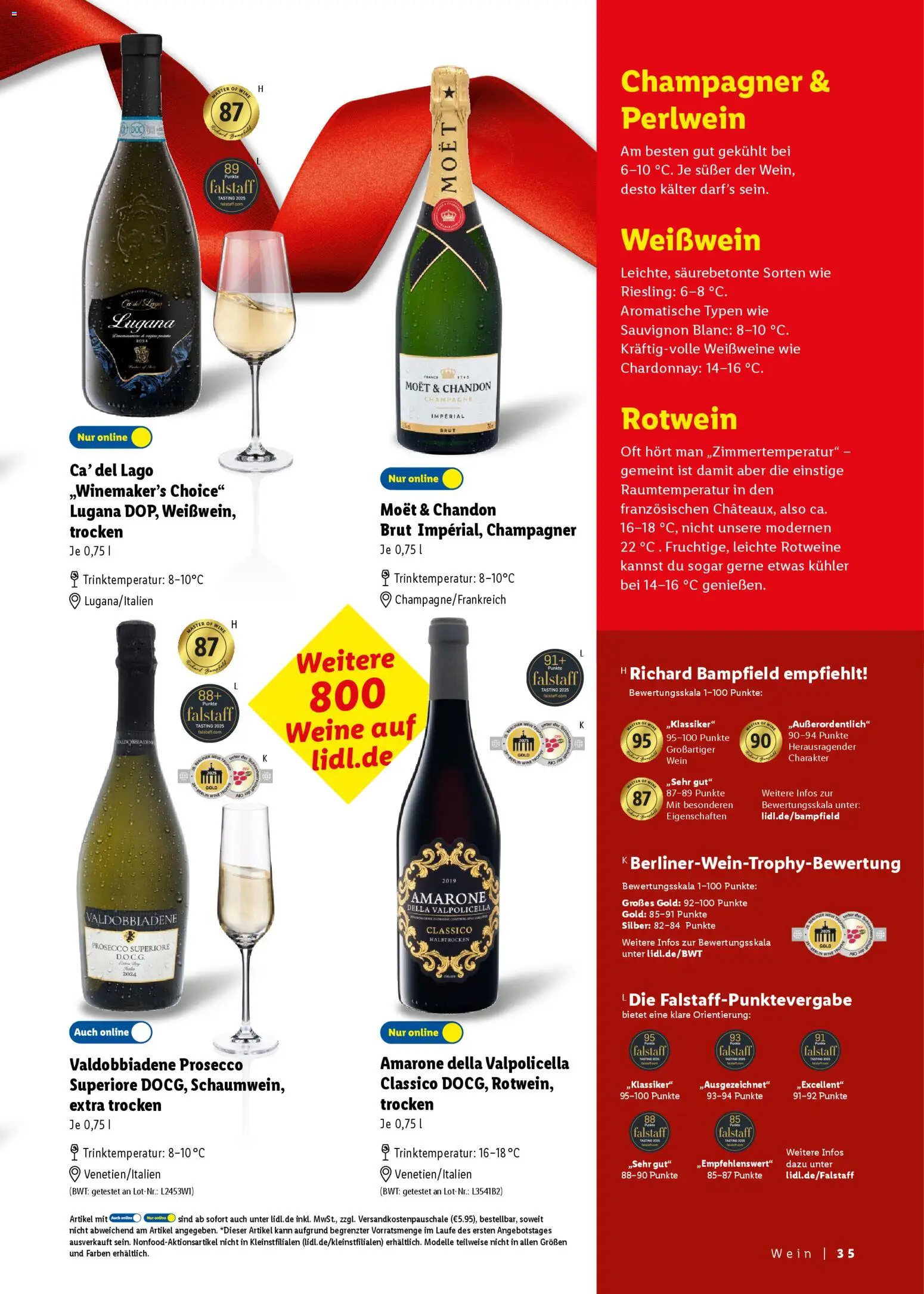 Lidl - Black Friday – gültig ab 31.10.2025 | Seite: 35 | Produkte: Weißwein, Rotwein, Prosecco, Wein