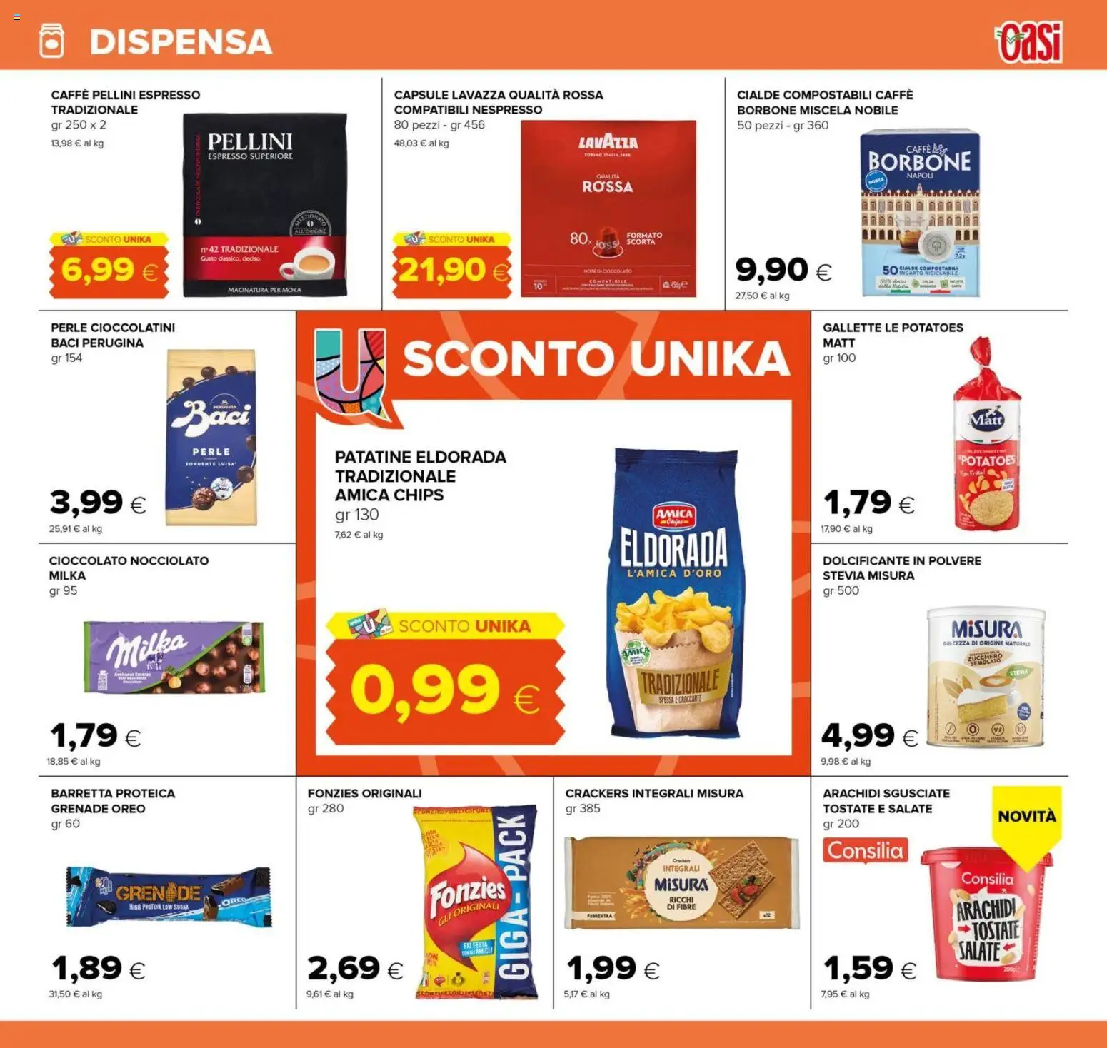 Volantino Oasi del 26.02.2026 | Pagina: 15 | Prodotti: Caffè, Barretta, Arachidi, Lavazza