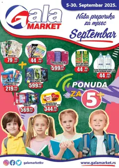 Gala MARKET katalog - pregled Gala MARKET kataloga - važi od 05.09.2025