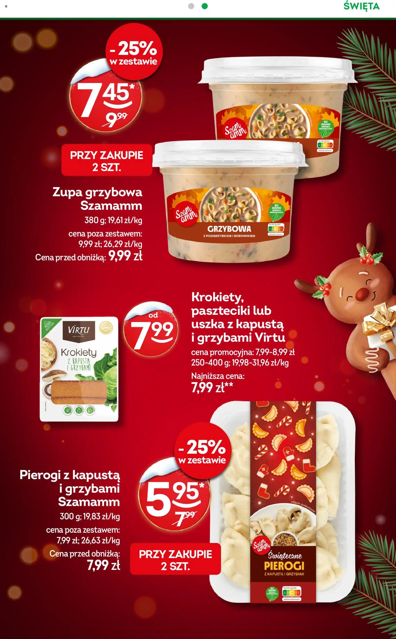Żabka Gazetka od 17.12.2025 | Strona: 11 | Produkty: Kapusta, Pierogi, Pierogi z kapusta i grzybami, Zupa