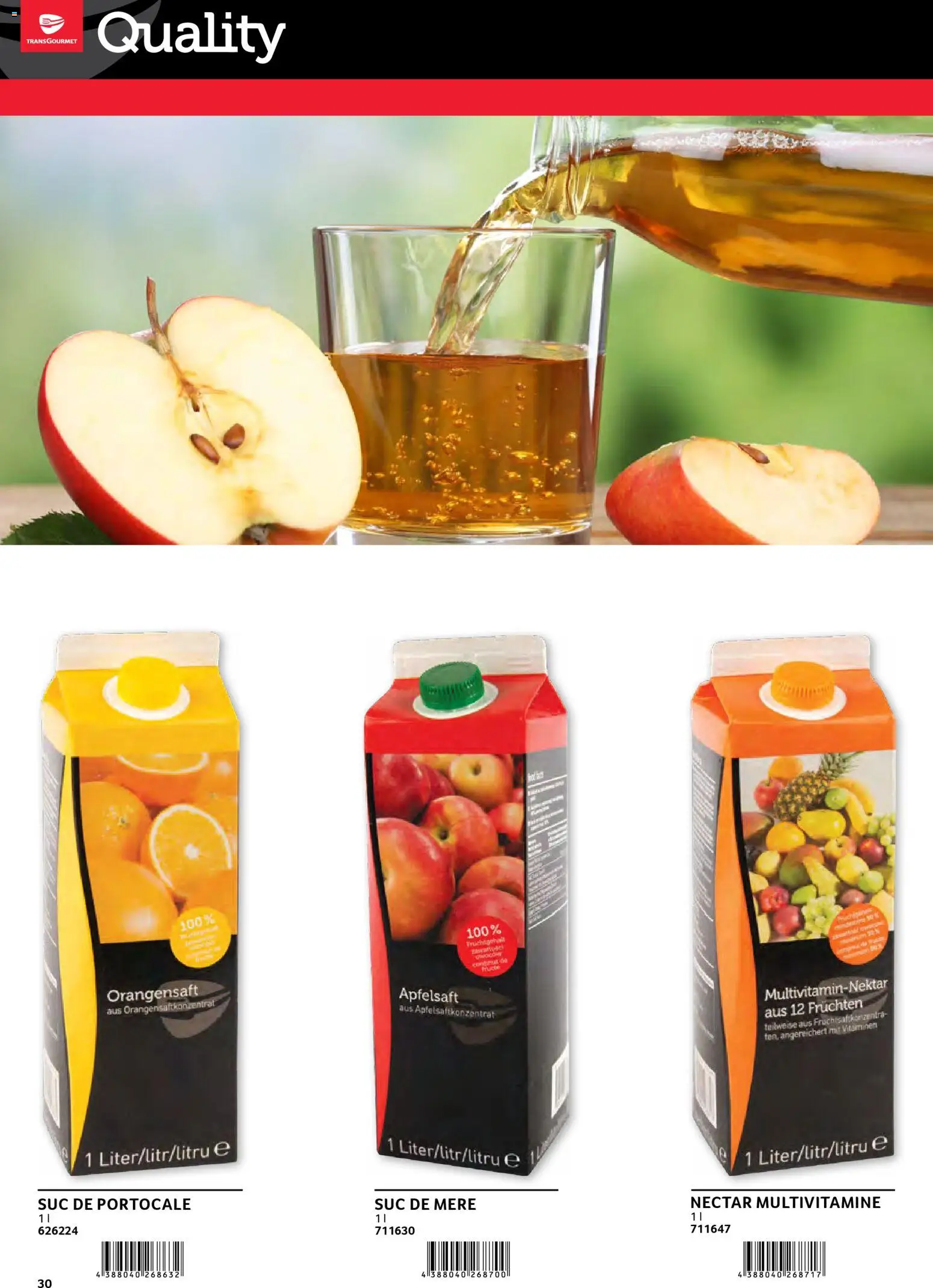 Noul catalog Selgros – valabil de la 30.01.2026 | Pagină: 30 | Produse: Suc, Mere, Portocale