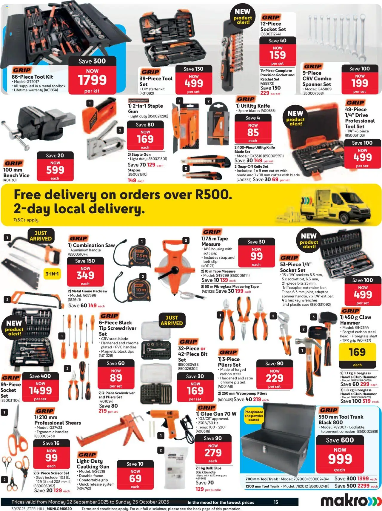 New Makro catalogue – valid from 22.09.2025 | Page: 13 | Products: Case, Utility, Socket, Tape measure