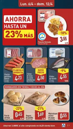 Vista previa Panceta fileteada, 500 g aprox. válido desde el 06.04.2026 | Página: 7