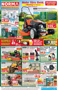 Norma Flugblatt ab 16.02.2026 gültig | Seite: 1 | Produkte: Pinsel, Bürste, Öl, Bier