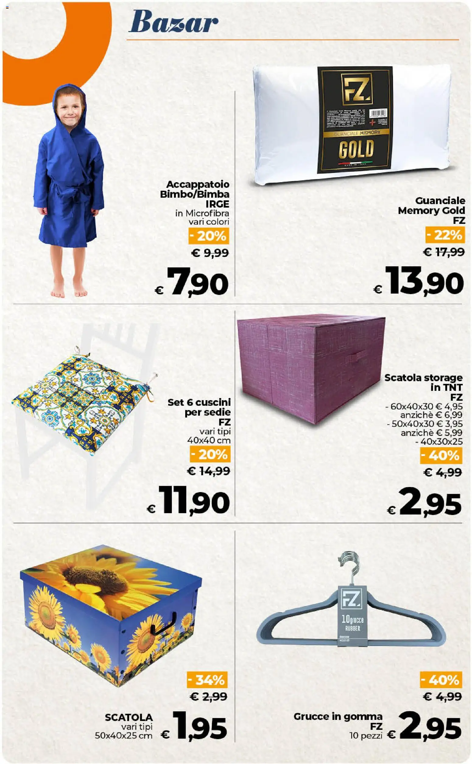 Volantino Ipercoop del 17.04.2026 | Pagina: 55 | Prodotti: Accappatoio, Scatola, Guanciale, Grucce