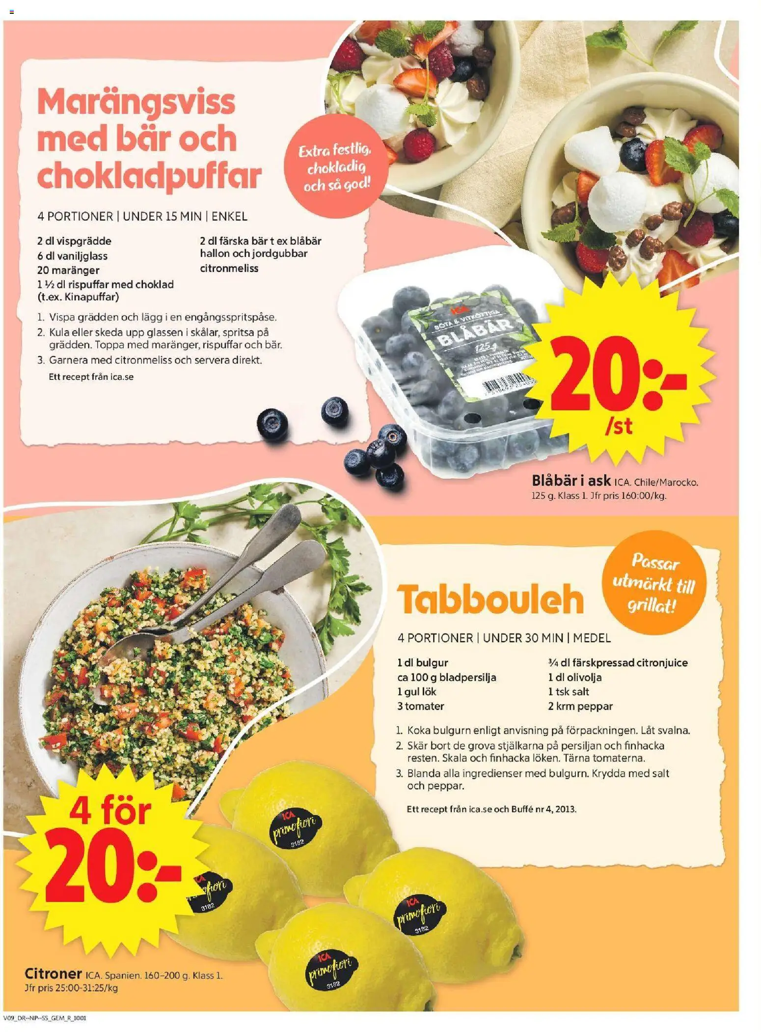 ICA Supermarket reklamblad aktuell från 23.02.2026 | Sida: 6 | Produkter: Salt, Peppar, Tomater, Hallon