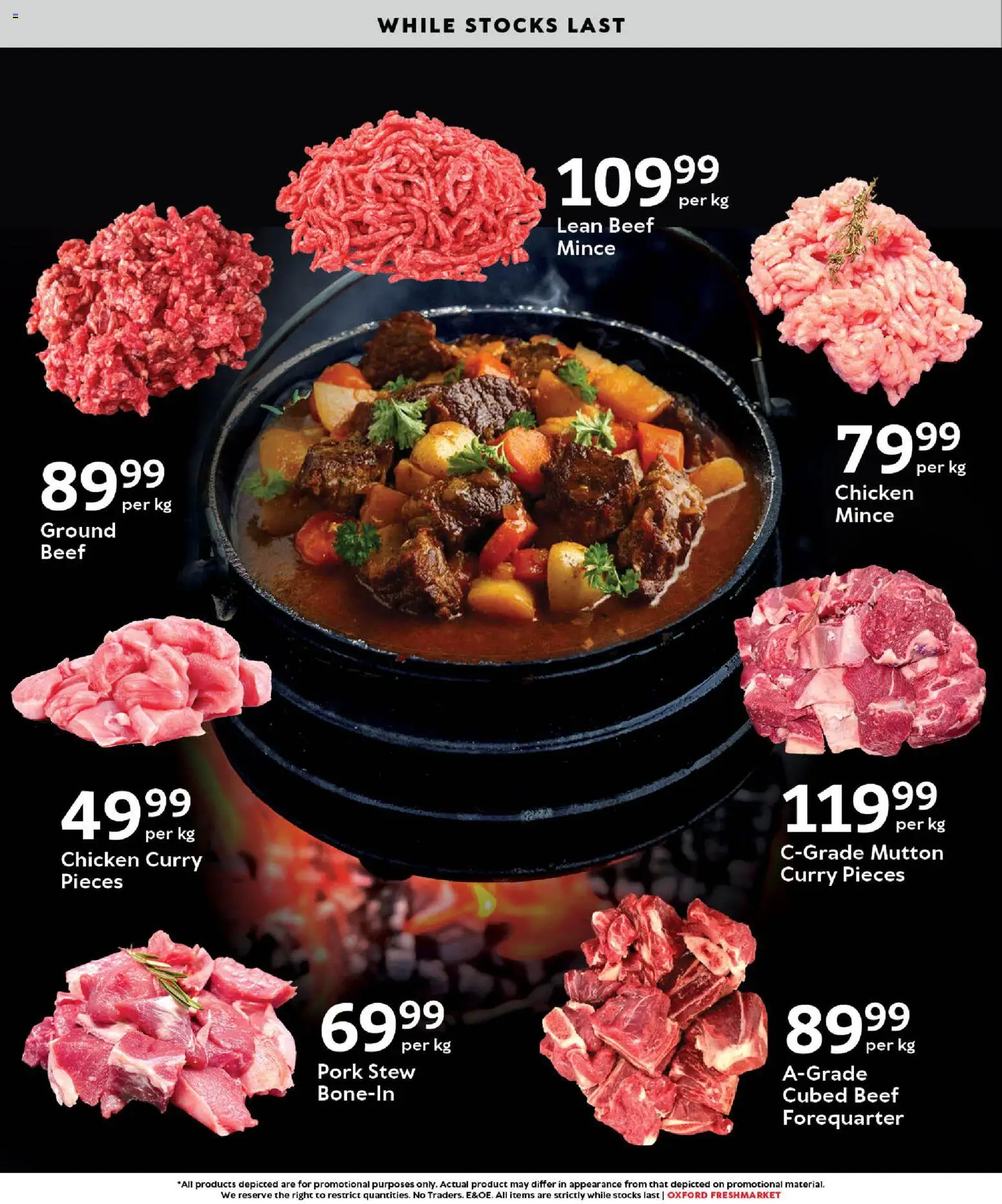 New Oxford Freshmarket catalogue – valid from 25.02.2026 | Page: 4 | Products: Chicken, Pork, Beef