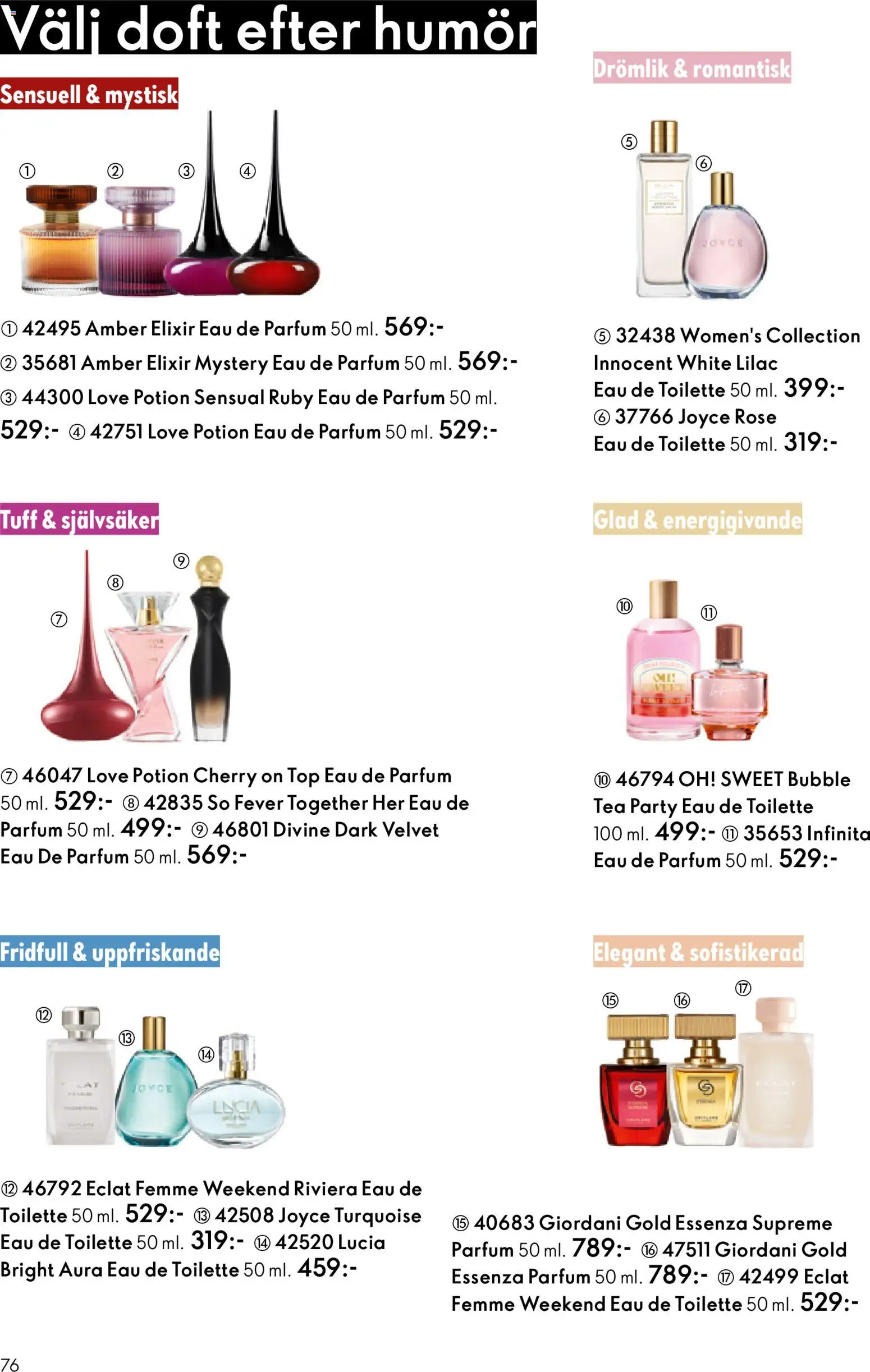 Oriflame reklamblad aktuell från 31.12.2025 | Sida: 76