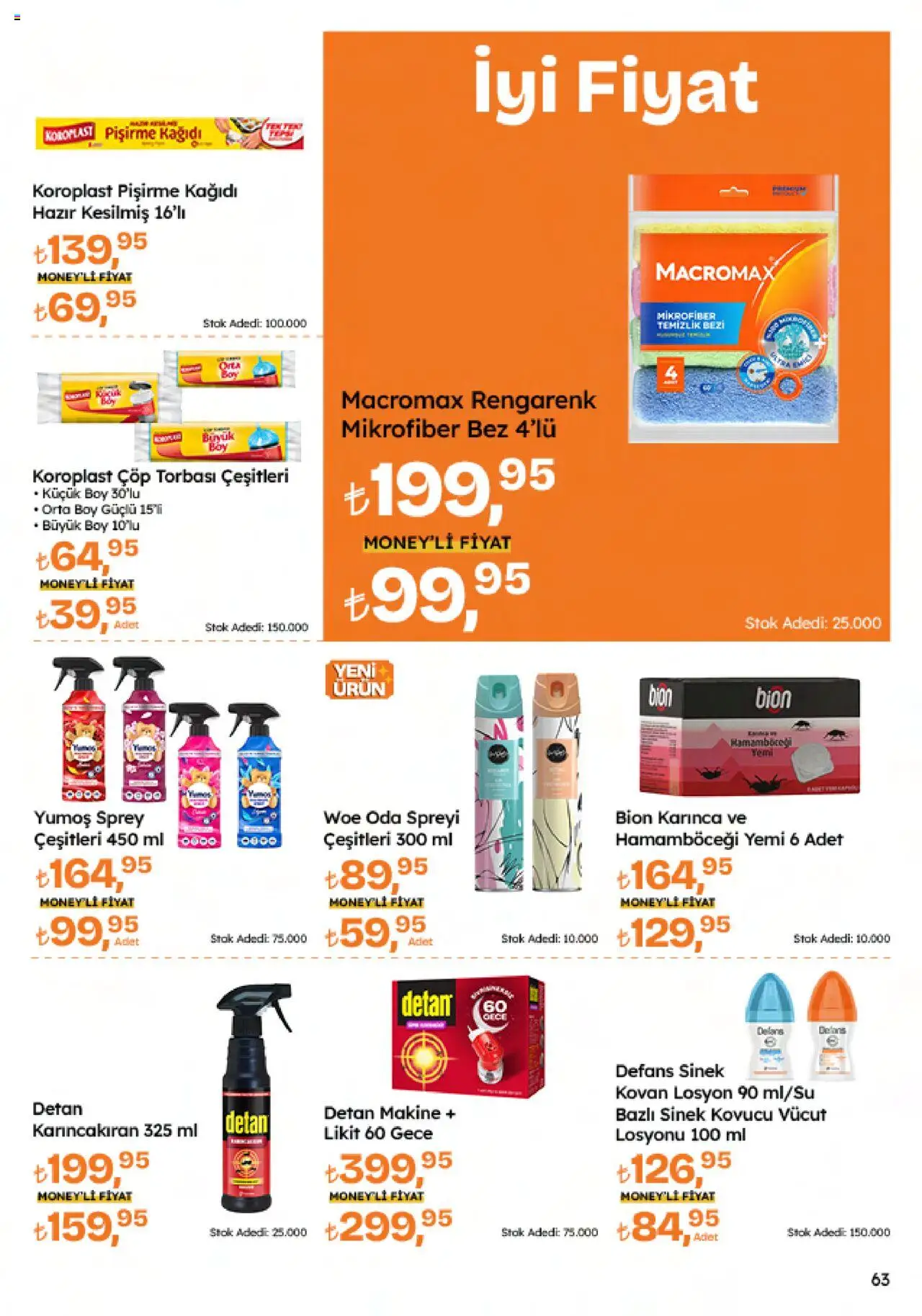 Migros Katalog - Migroskop - 26.06.2025 tarihinden itibaren geçerlidir | Sayfa: 63 | Ürünler: Çöp torbası