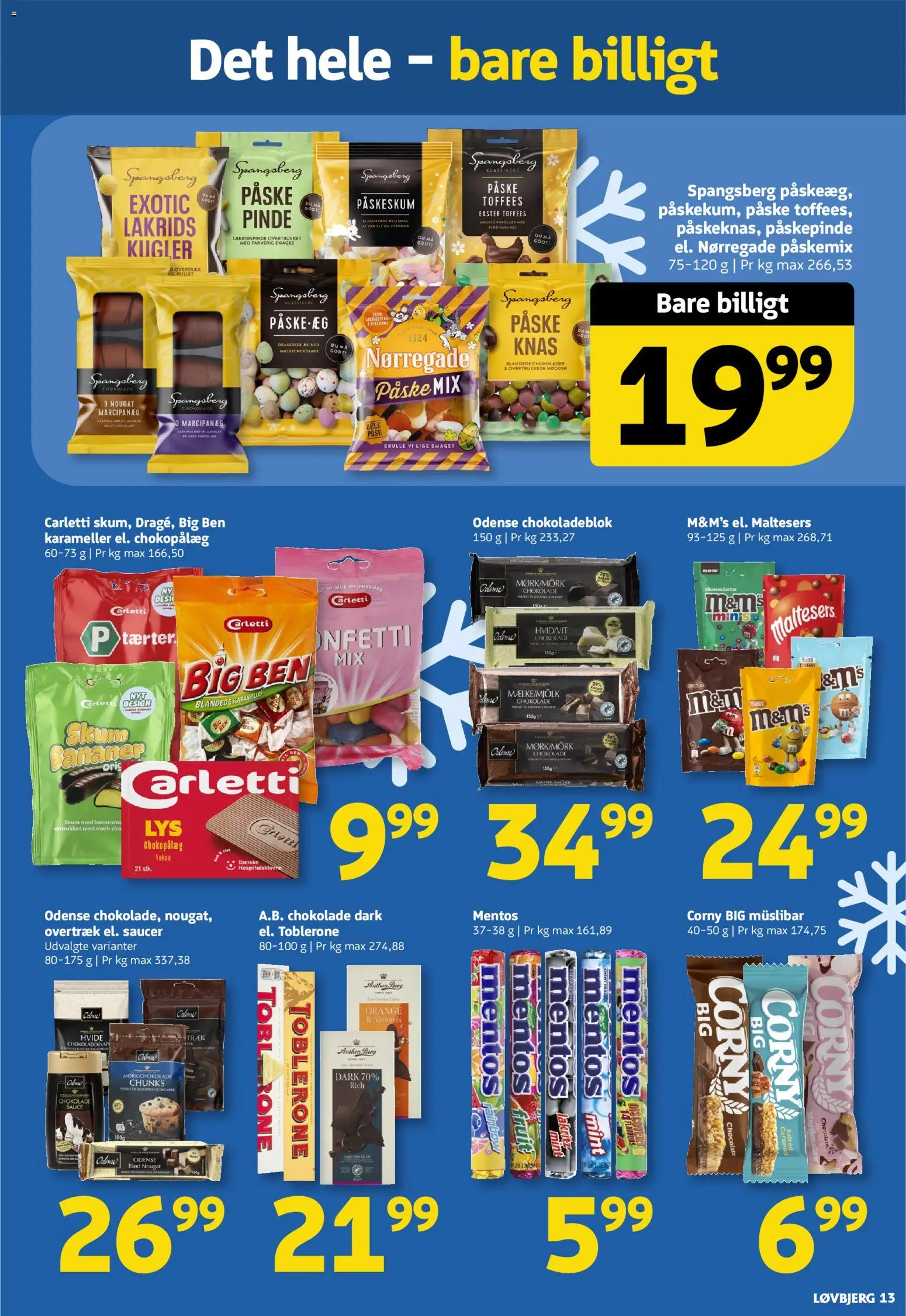 Løvbjerg tilbudsavis – gyldig fra 20.02.2026 | Side: 13 | Produkter: Æg, Bananer, Karameller, Nougat