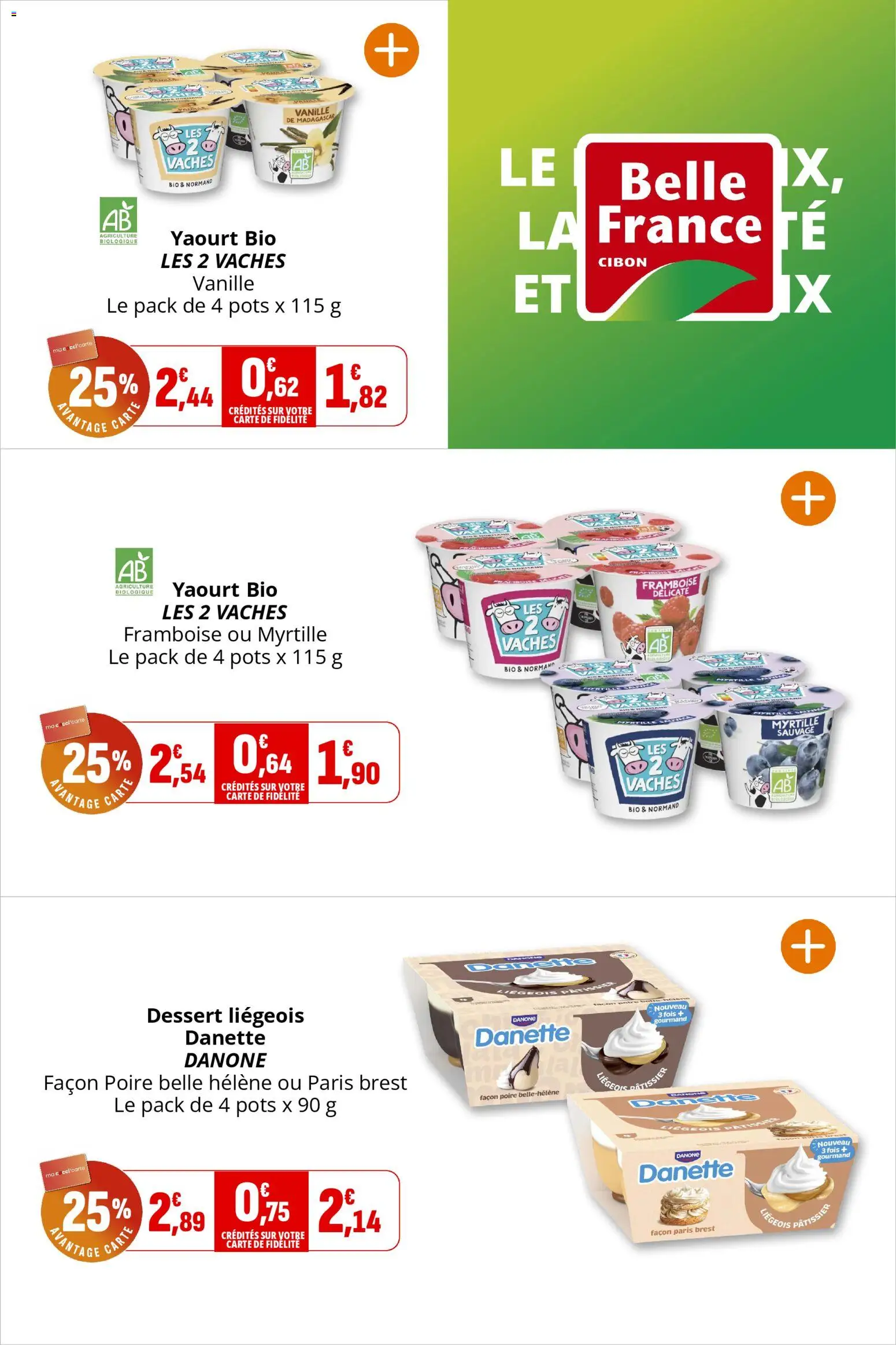 {H1} | Page: 14 | Produits: Framboise, Poire, Yaourt