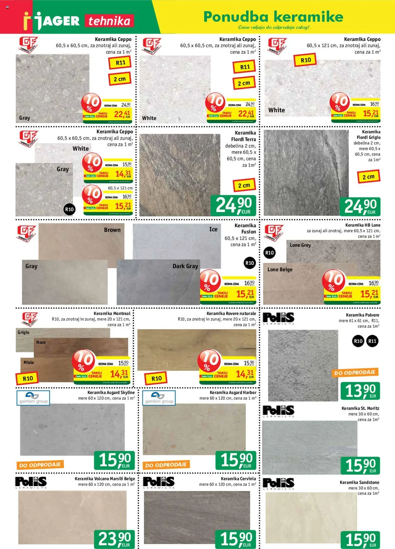 Novi Jager katalog ponudbe – veljaven od 08.10.2025 | Stran: 9