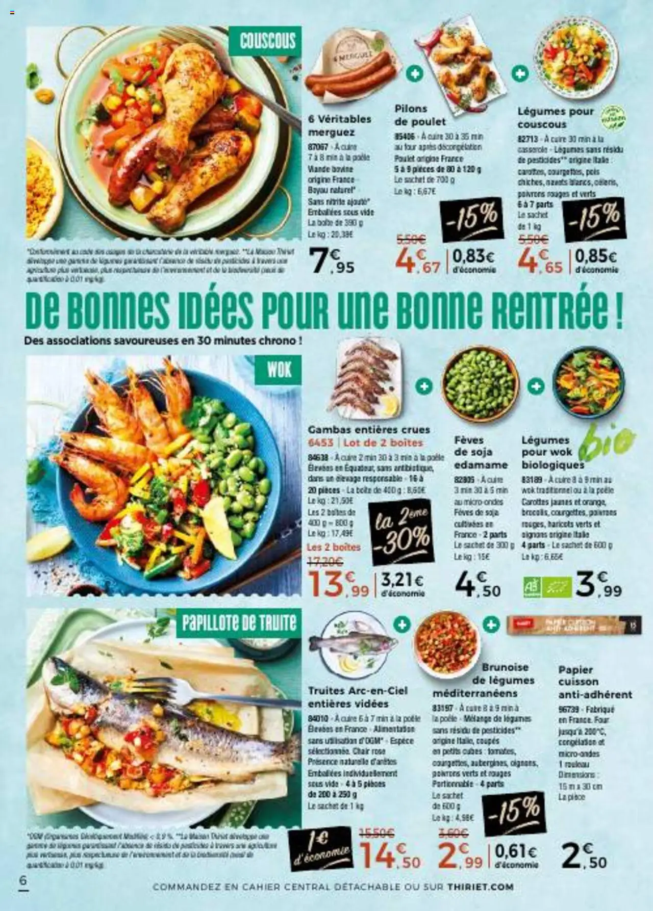  | Page: 6 | Produits: Carottes, Four, Merguez, Casserole