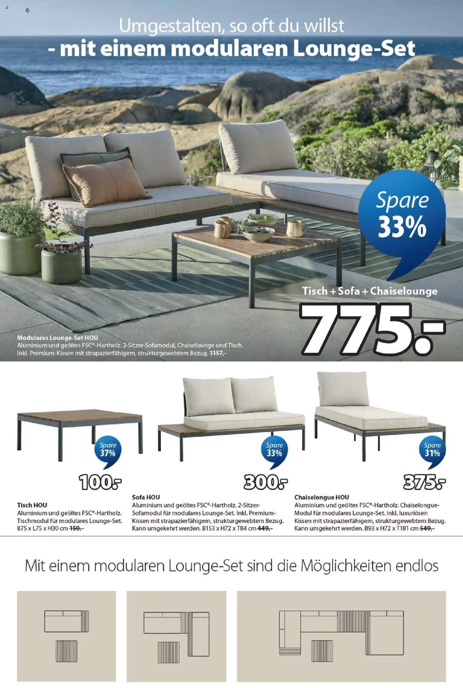 JYSK aktionen – gültig ab 28.04.2026 | Seite: 6 | Produkte: Tisch, Kissen, Sofa