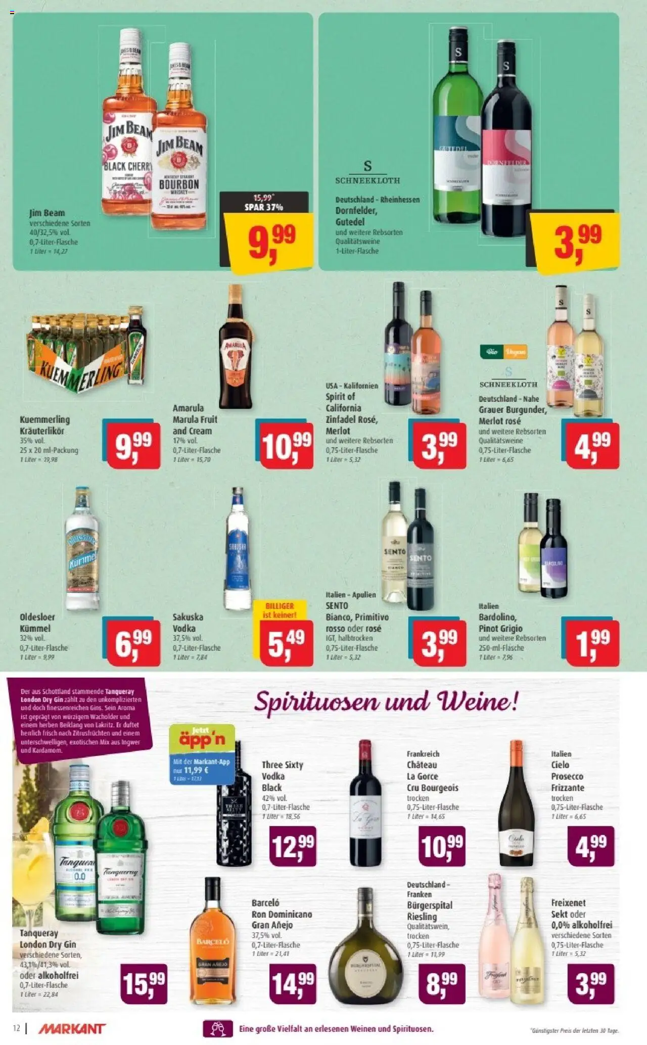 Markant Prospekt 	 – gültig ab 20.10.2025 | Seite: 12 | Produkte: Merlot, Oldesloer, Kuemmerling, Whiskey
