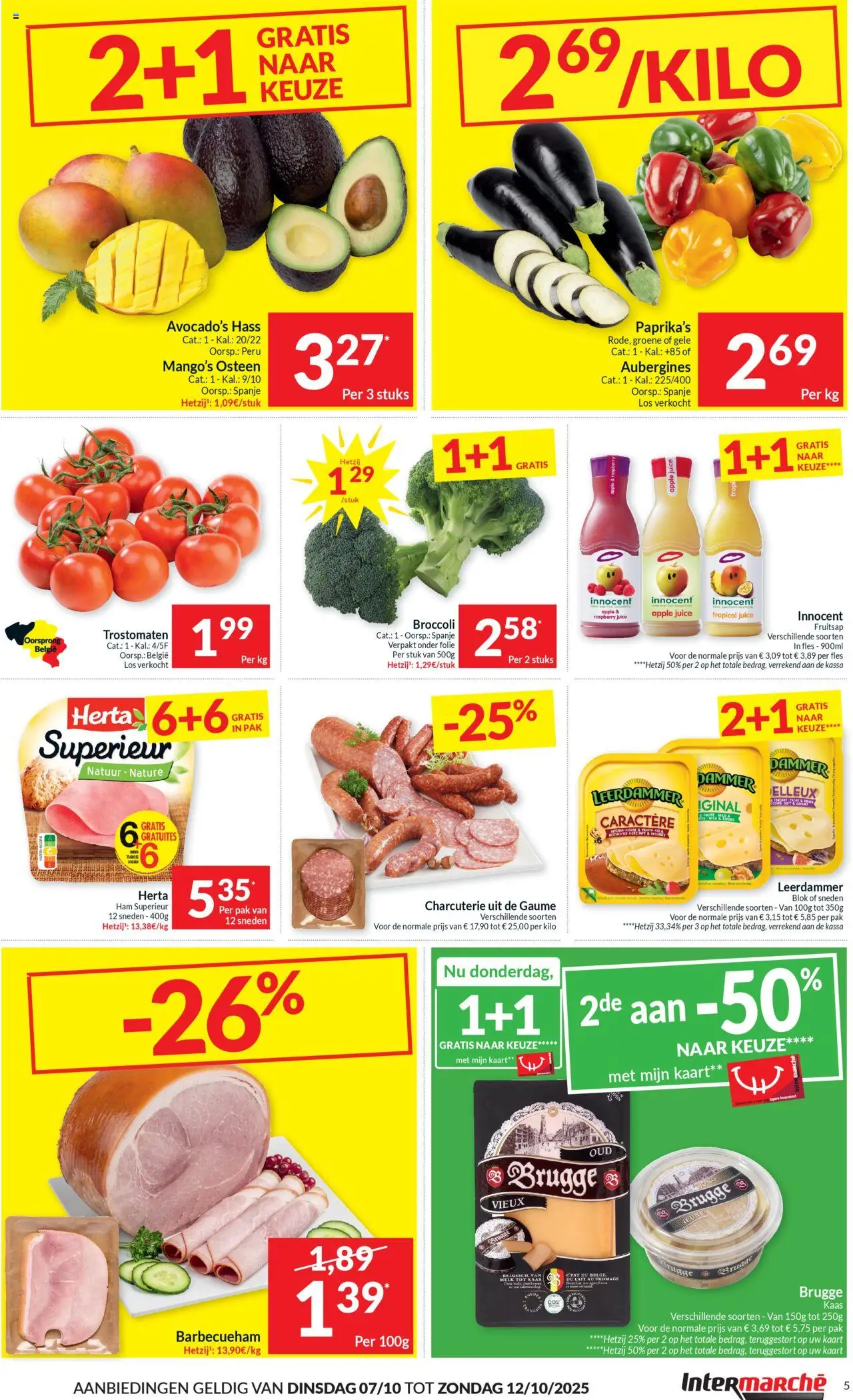 {H1} | Pagina: 5 | Producten: Ham, Fles, Melk, Kaas