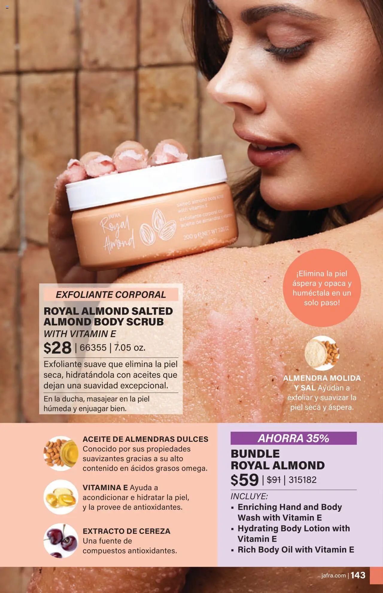 JAFRA folleto │ válido desde el 01.08.2025 | Página: 143 | Productos: Aceite, Γαύρος, Exfoliante corporal, Body