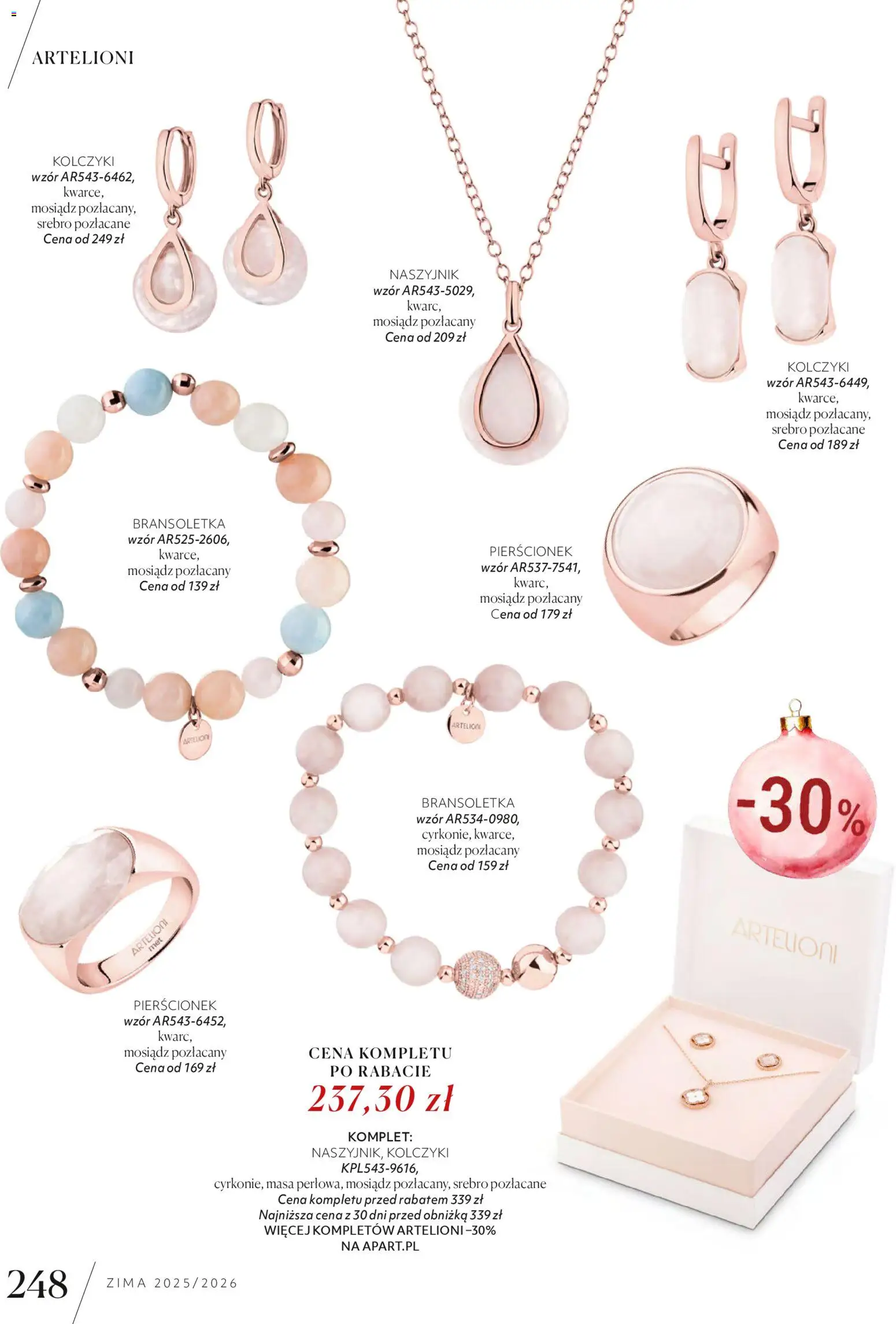 Apart promocje od 04.11.2025 | Strona: 250 | Produkty: Naszyjnik, Bransoletka, Pierścionek