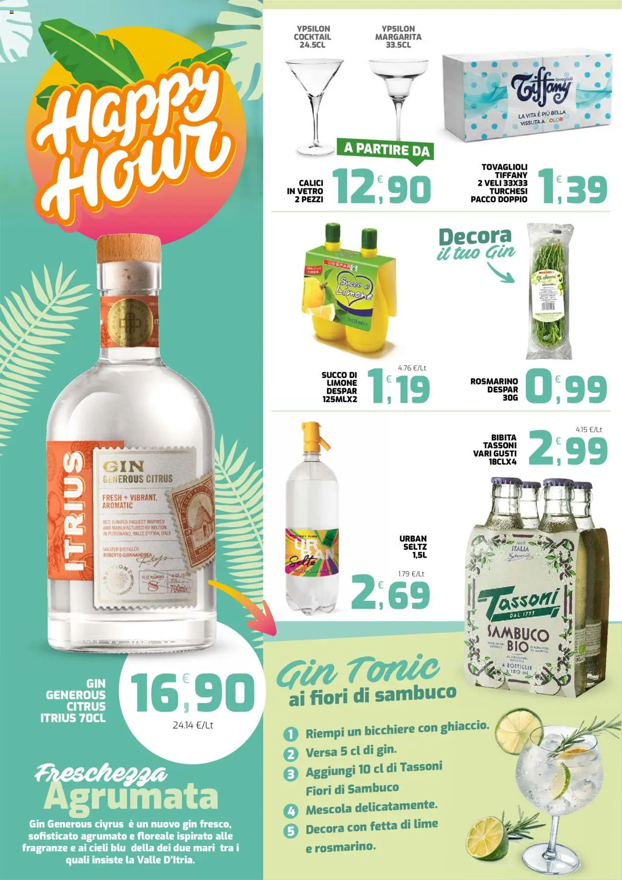 Volantino Interspar del 21.07.2025 | Pagina: 2 | Prodotti: Rosmarino, Succo, Gin, Bibita