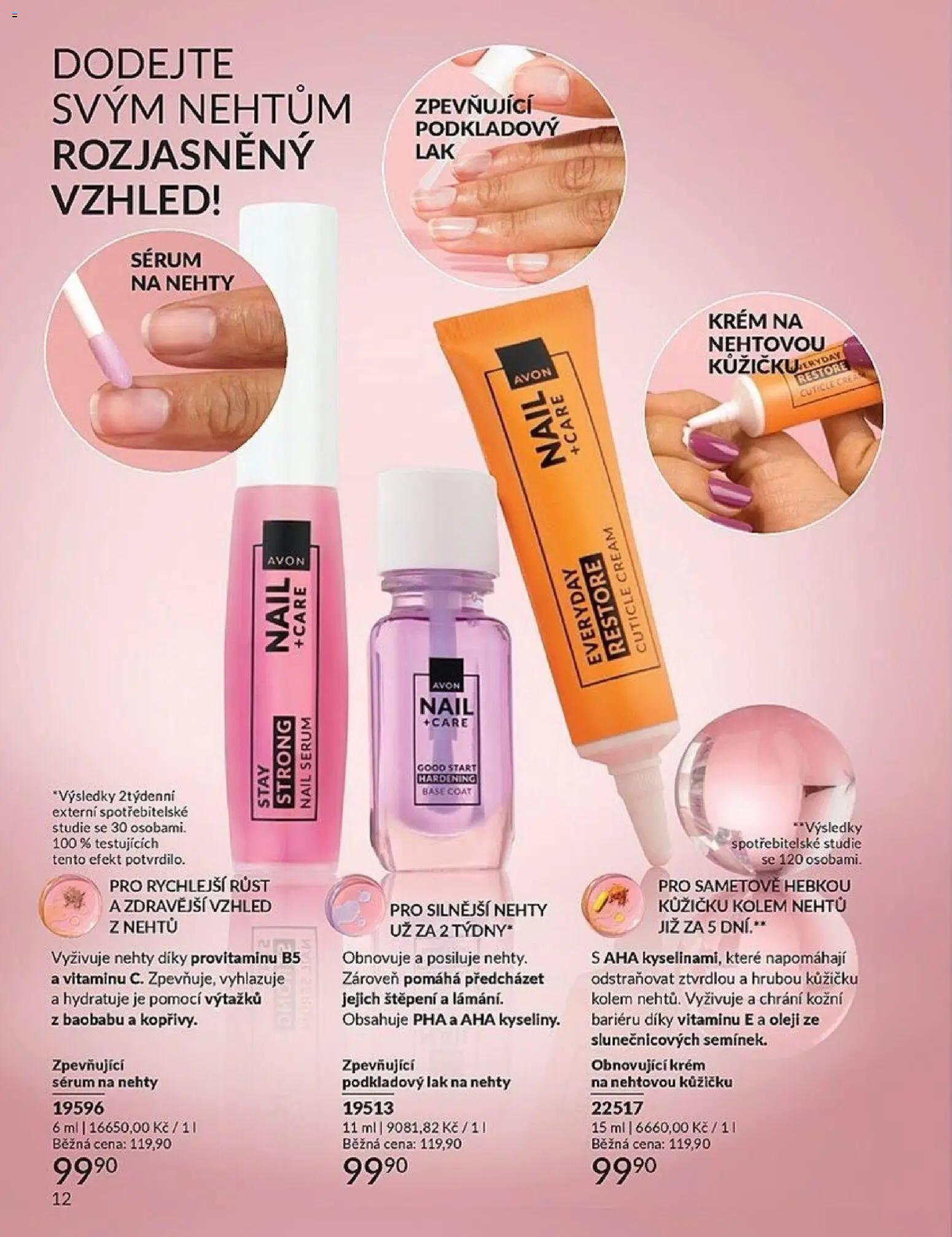 Avon katalog 2/2026 od 01.02.2026 | Strana: 12 | Produkty: Sérum, Krém, Nehty, Lak na nehty