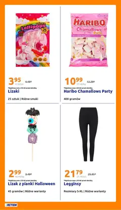 Pogląd oferty "Action Gazetka" - ważna od 29.10.2025 | Strona: 27 | Produkty: Legginsy, Pianki, Lizaki