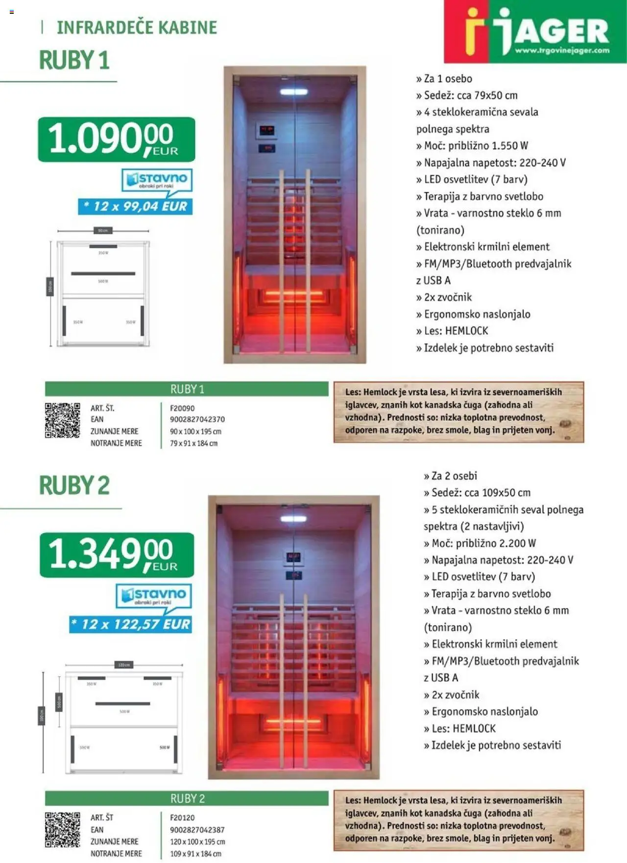 Novi Jager katalog ponudbe – veljaven od 18.11.2024 | Stran: 12 | Izdelki: Predvajalnik, Zvocnik, Usb, Vrata