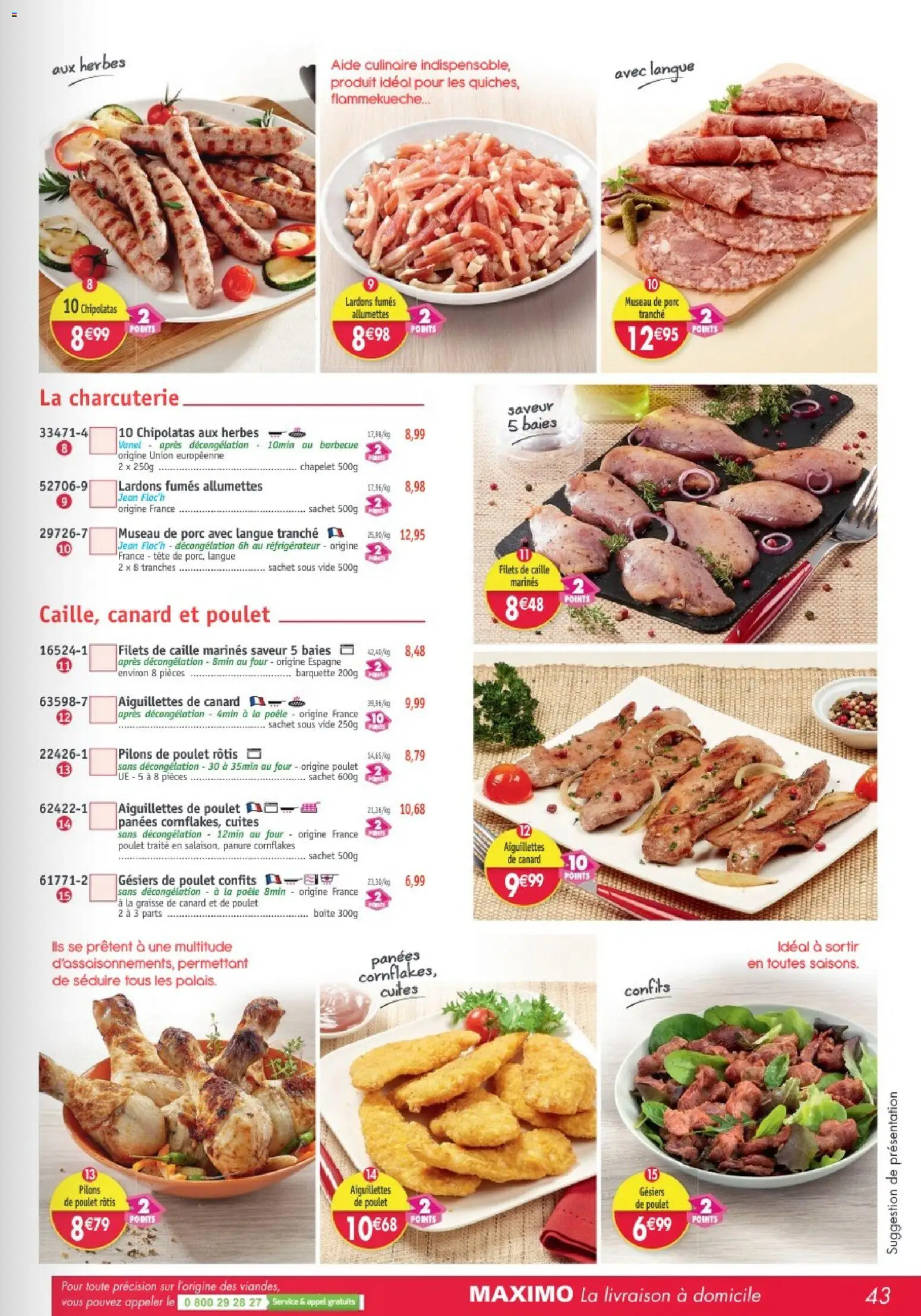 {H1} | Page: 43 | Produits: Graisse de canard, Barbecue, Four, Poêle