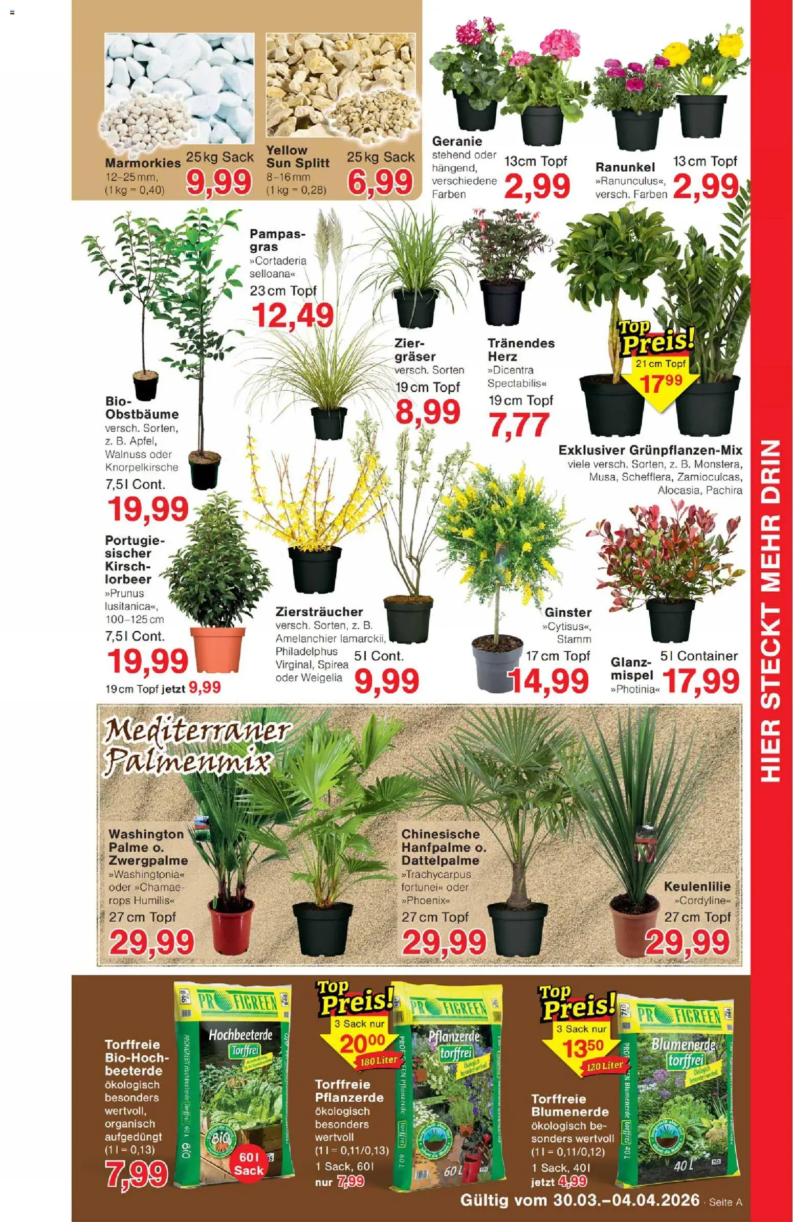 Wiglo Wunderland Prospekt – gültig ab 30.03.2026 | Seite: 7 | Produkte: Pflanzerde, Blumenerde