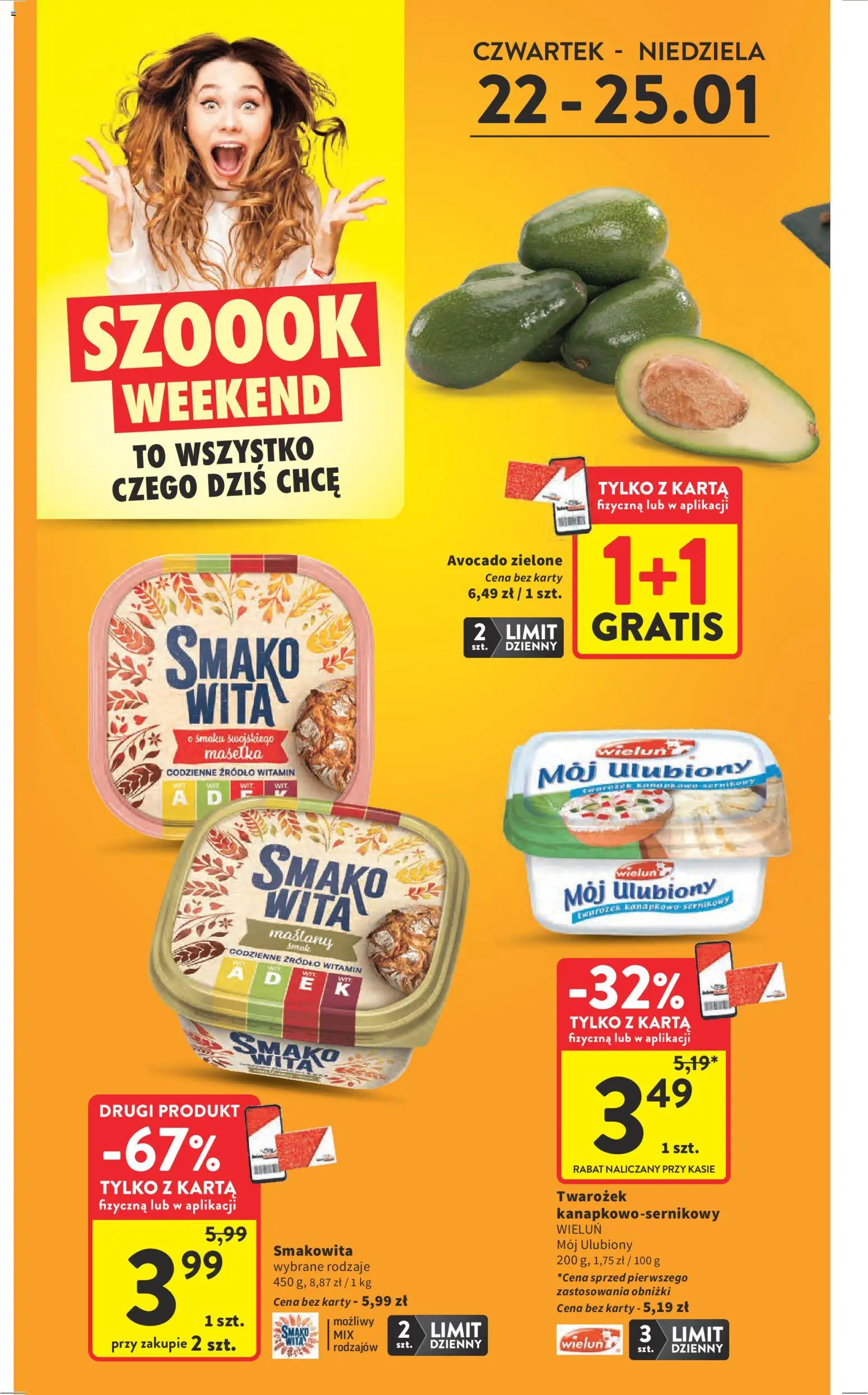 Intermarche Gazetka od 22.01.2026 | Strona: 2 | Produkty: Karta, Twarożek