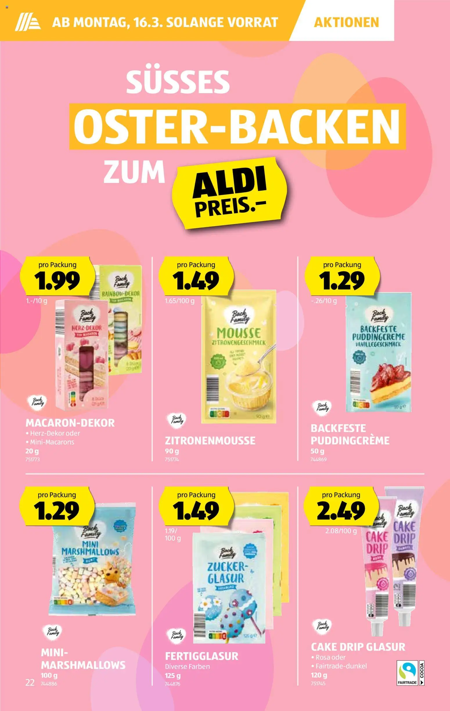 Aldi aktionen – gültig ab 12.03.2026 | Seite: 23 | Produkte: Zucker