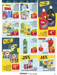 Katalog Konzum - Pregled kataloga iz trgovine Konzum, vrijedi od 26.11.2025 | Stranica: 35 | Proizvodi: Faks, Domestos, Jar tablete, Weisser Riese