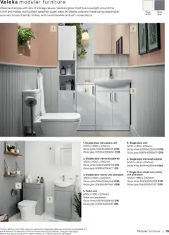Preview of B&Q - Bathroom collections valid from 25.04.2025 | Page: 35 | Products: Toilet, Door, Cabinet, Handles