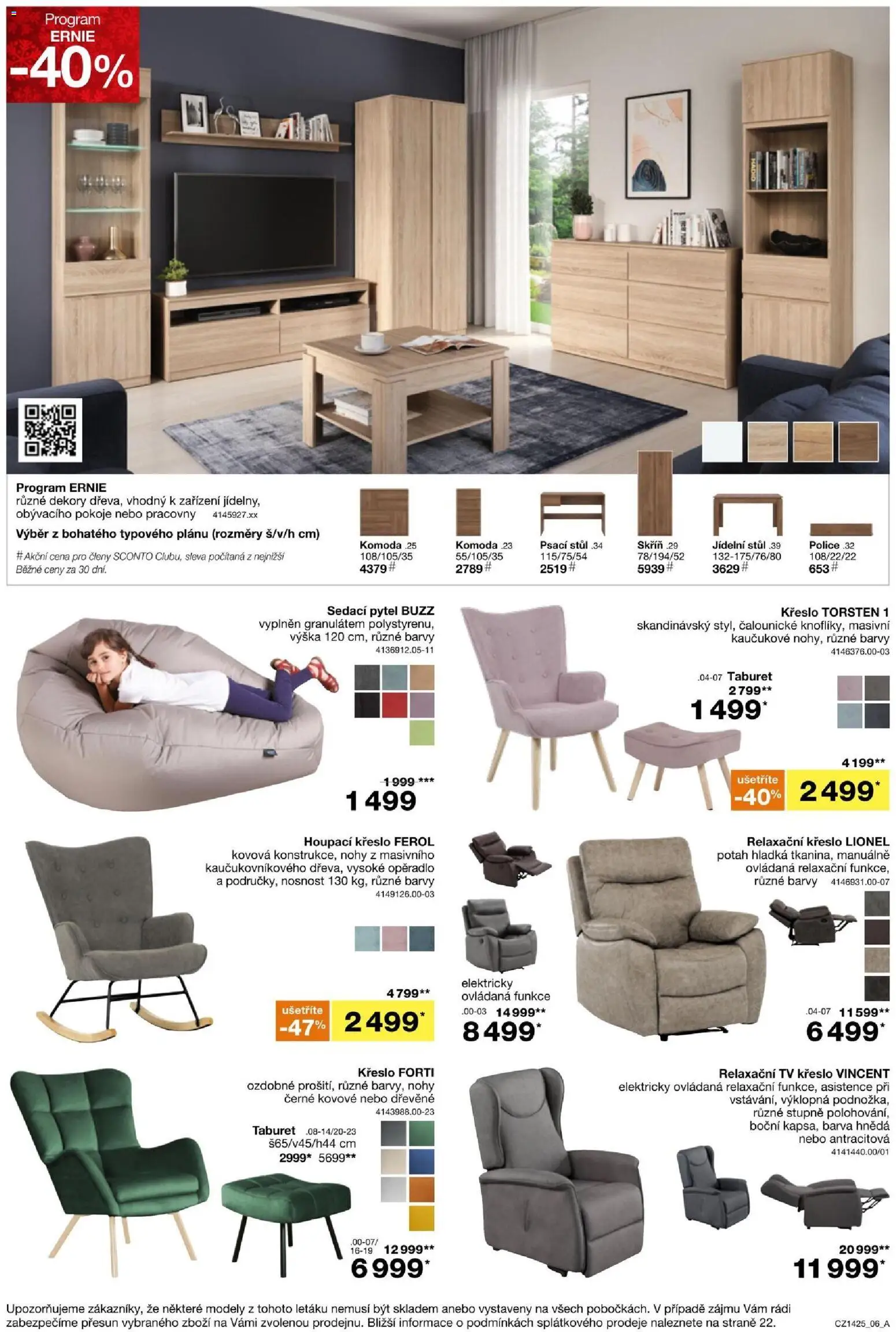 Sconto nábytek leták od 05.11.2025 | Strana: 6 | Produkty: Stůl, Police, Psací stůl, Skříň